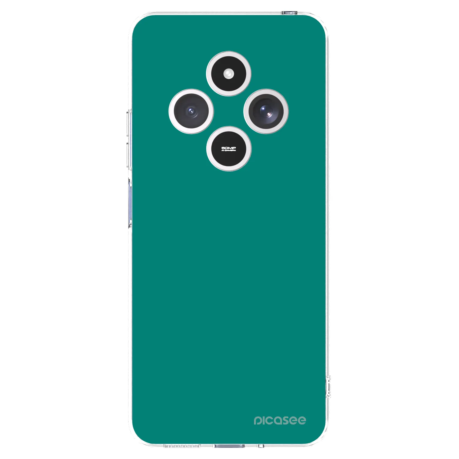 Picasee silikónový prehľadný obal pre Xiaomi Redmi 14C - Emerald Mist