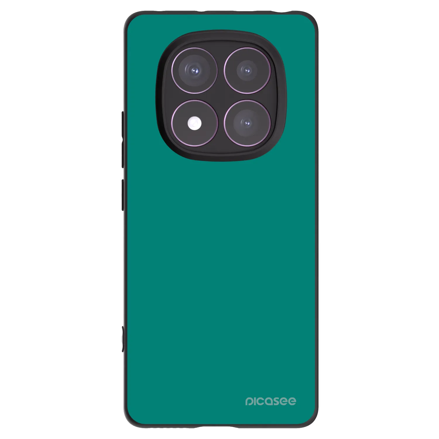 Silikónový čierny obal pre Xiaomi Redmi Note 14 Pro 4G - Emerald Mist