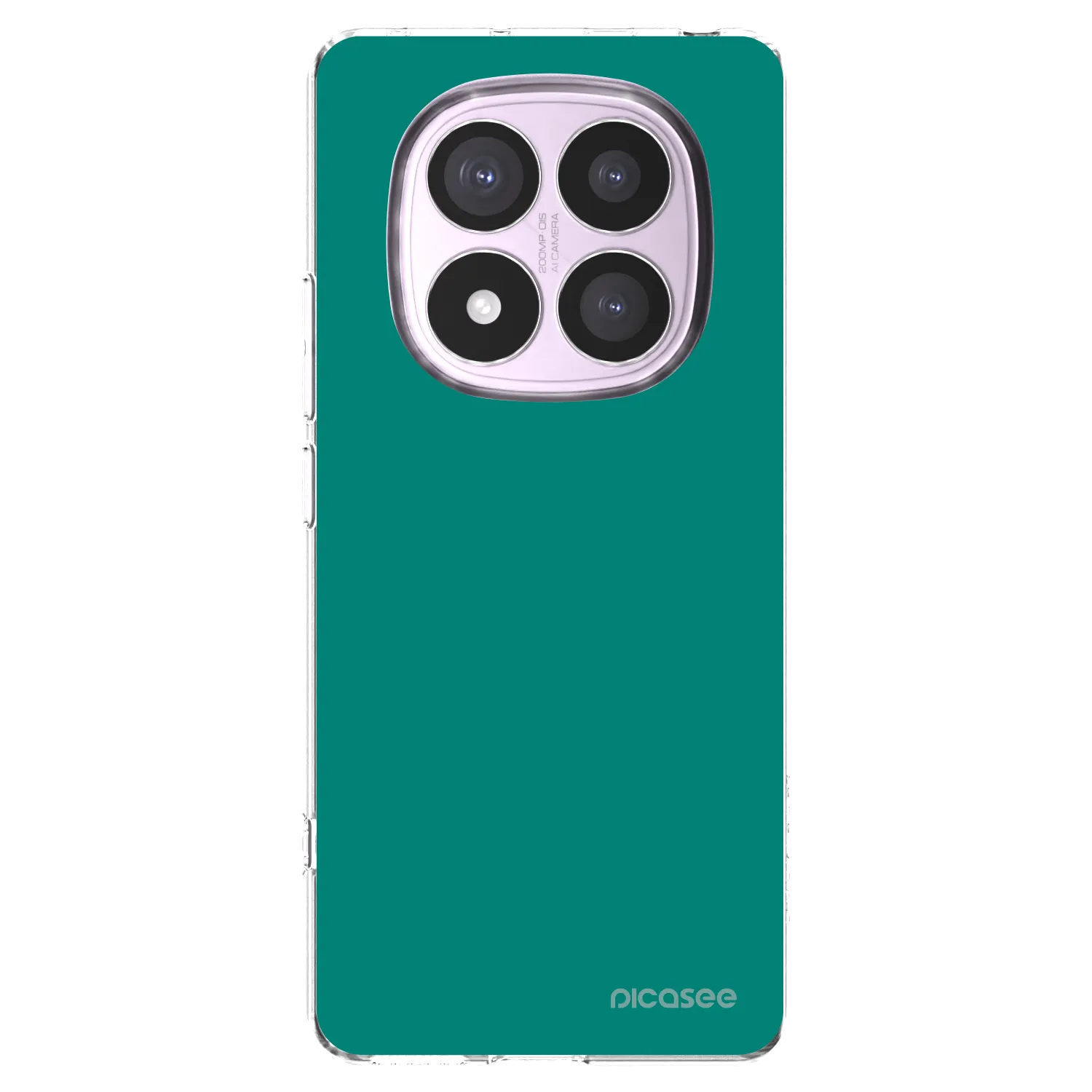 Silikónový prehľadný obal pre Xiaomi Redmi Note 14 Pro 4G - Emerald Mist