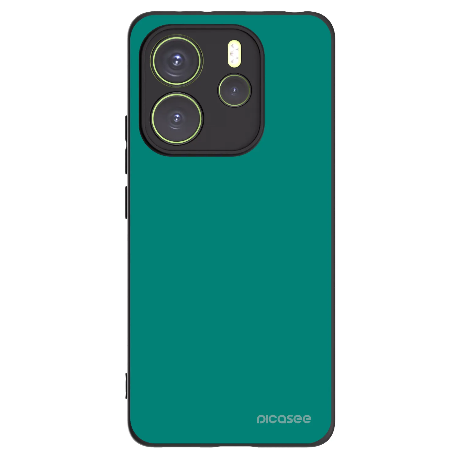 Picasee silikónový čierny obal pre Xiaomi Redmi Note 14 4G - Emerald Mist