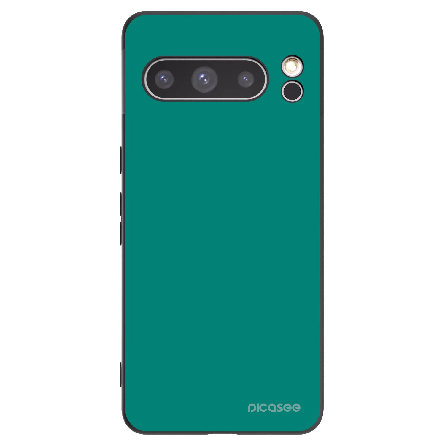 Picasee silikónový čierny obal pre Google Pixel 8 Pro - Emerald Mist