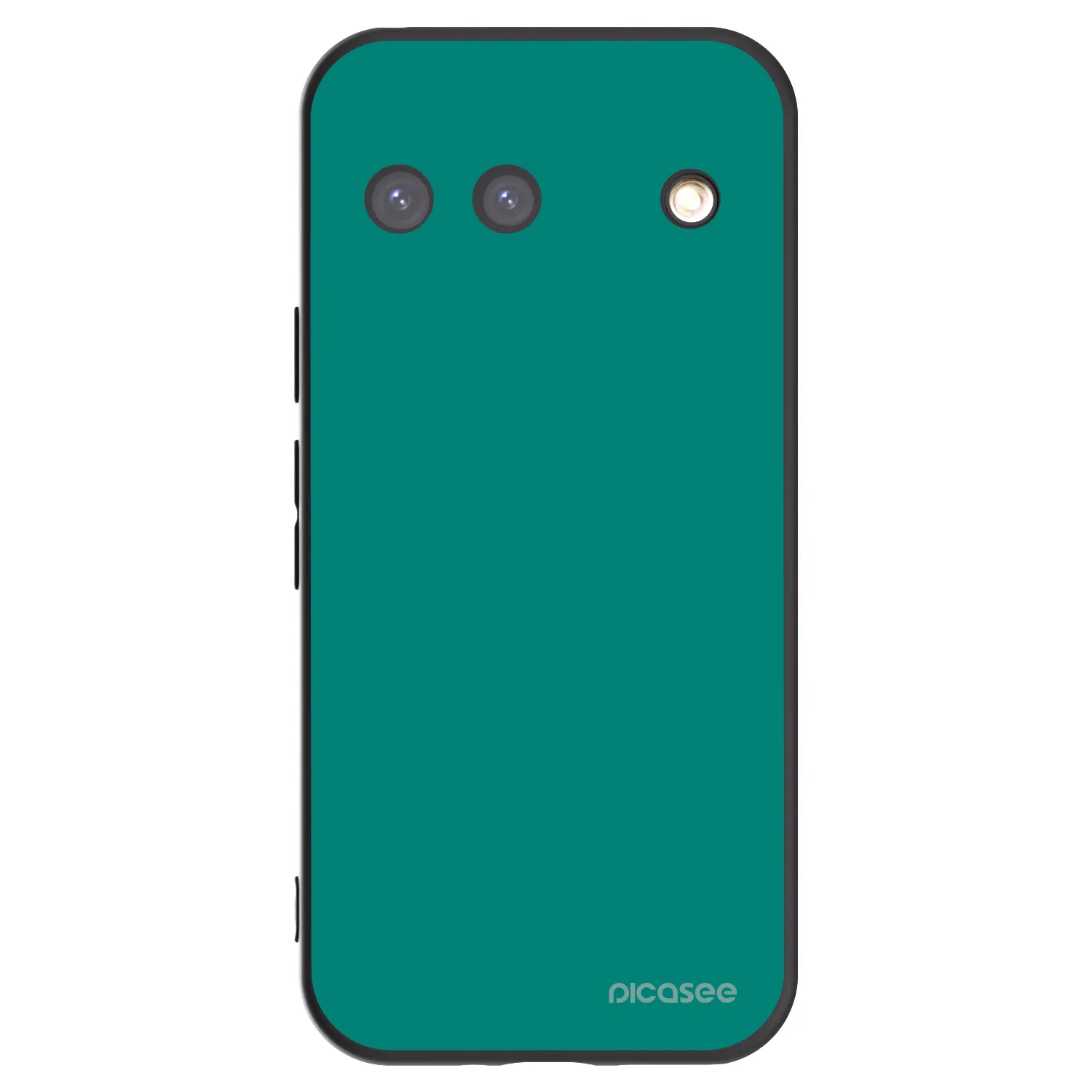 Picasee silikónový čierny obal pre Google Pixel 9 - Emerald Mist