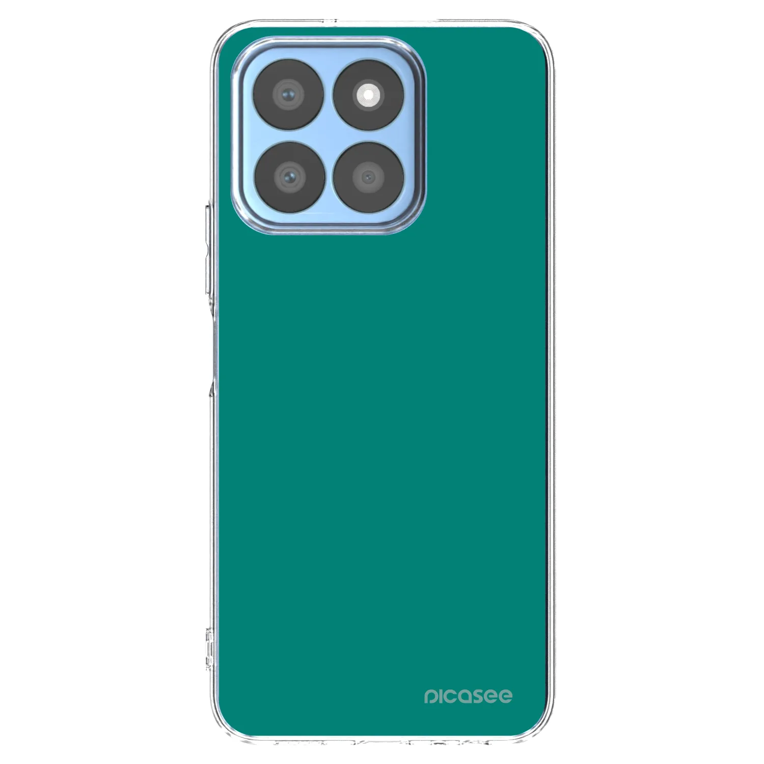 Picasee silikónový prehľadný obal pre Honor X8c - Emerald Mist