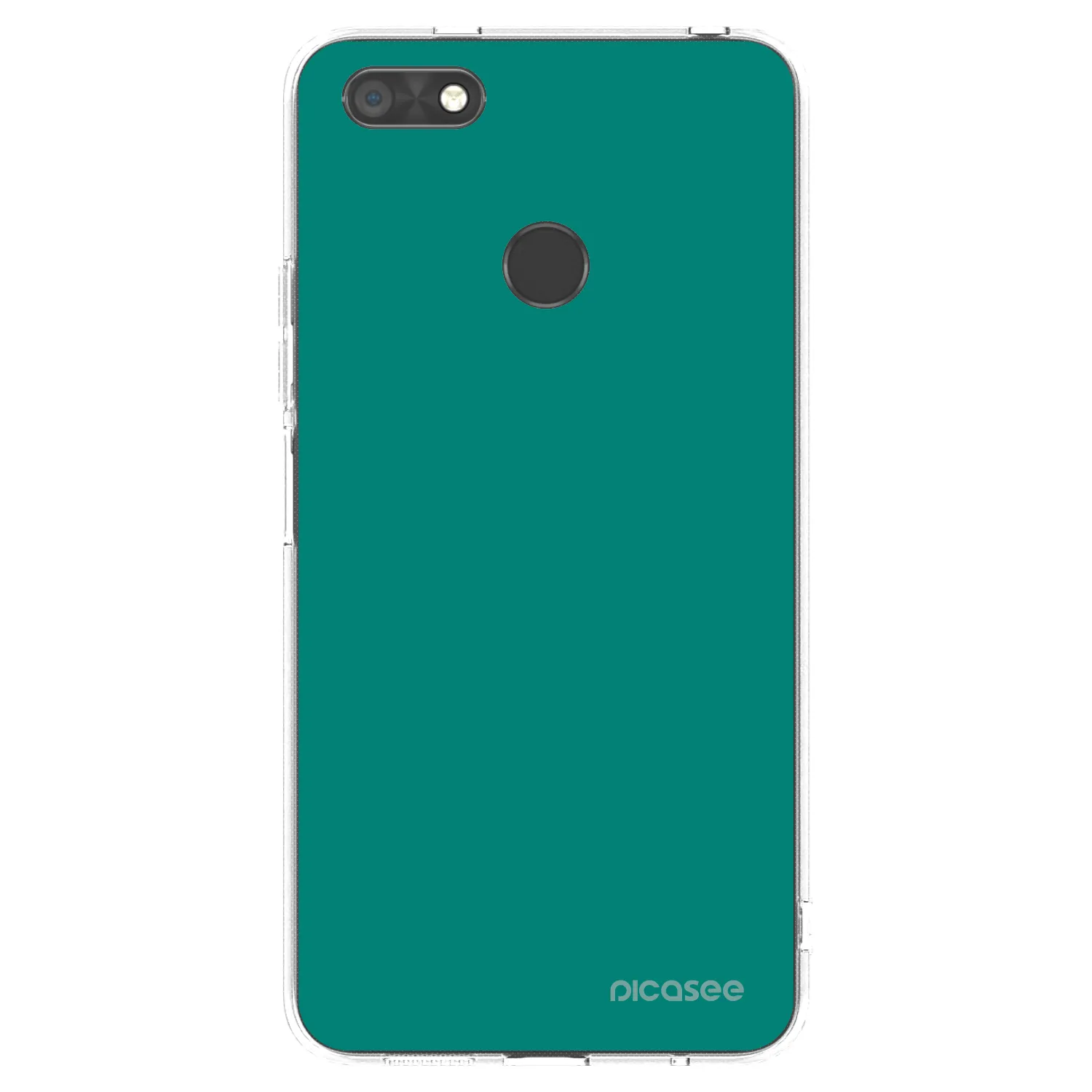 Picasee silikónový prehľadný obal pre Huawei P9 Lite Mini - Emerald Mist