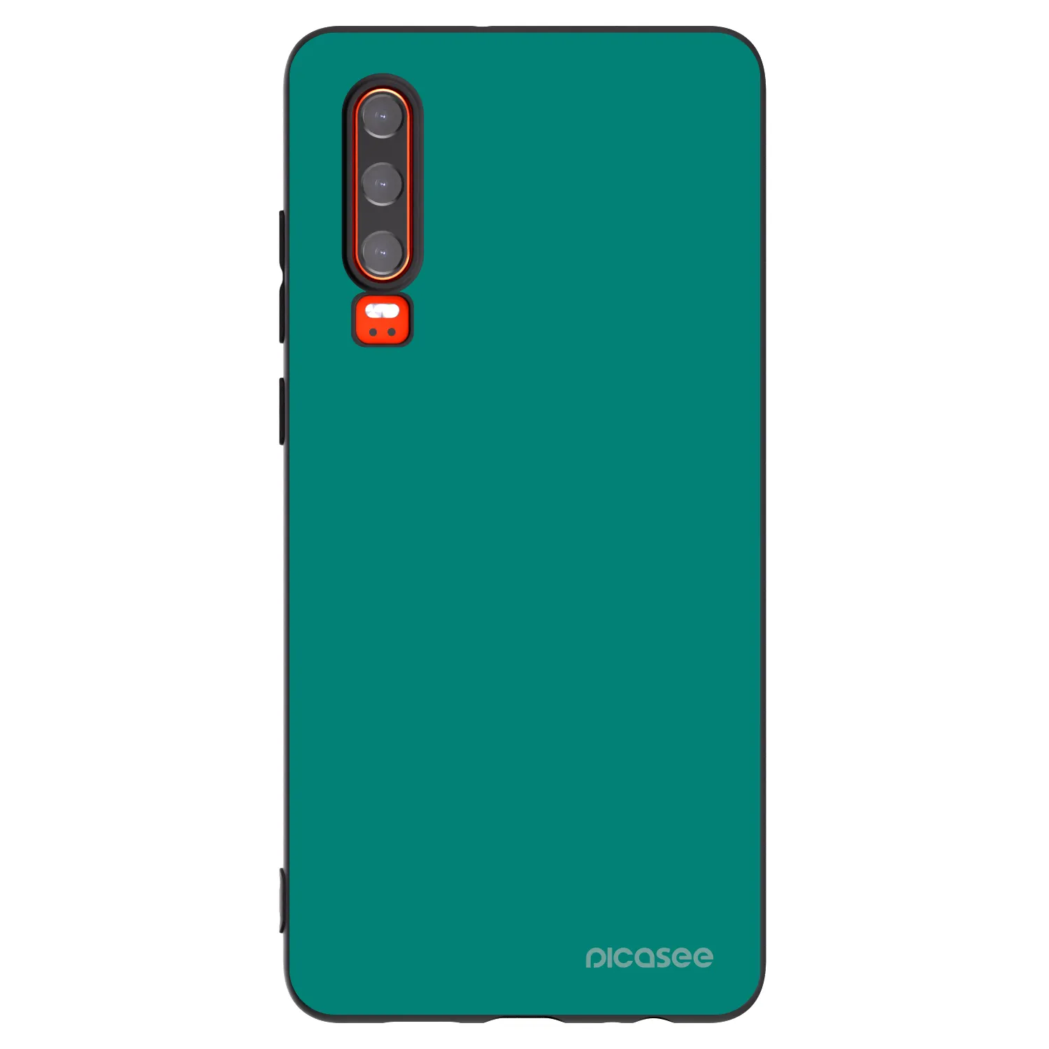 Picasee silikónový čierny obal pre Huawei P30 - Emerald Mist
