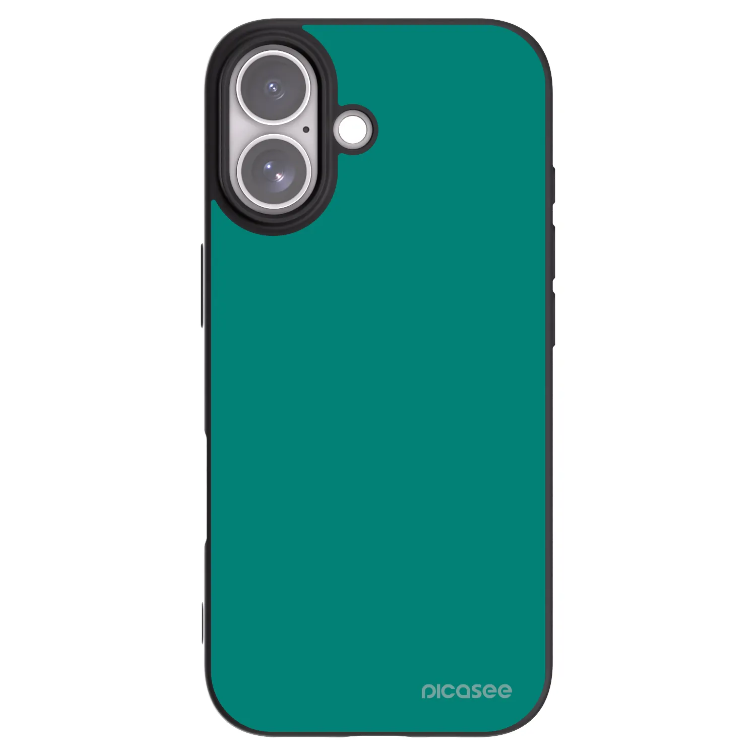 Picasee silikónový čierny obal pre Apple iPhone 17 - Emerald Mist