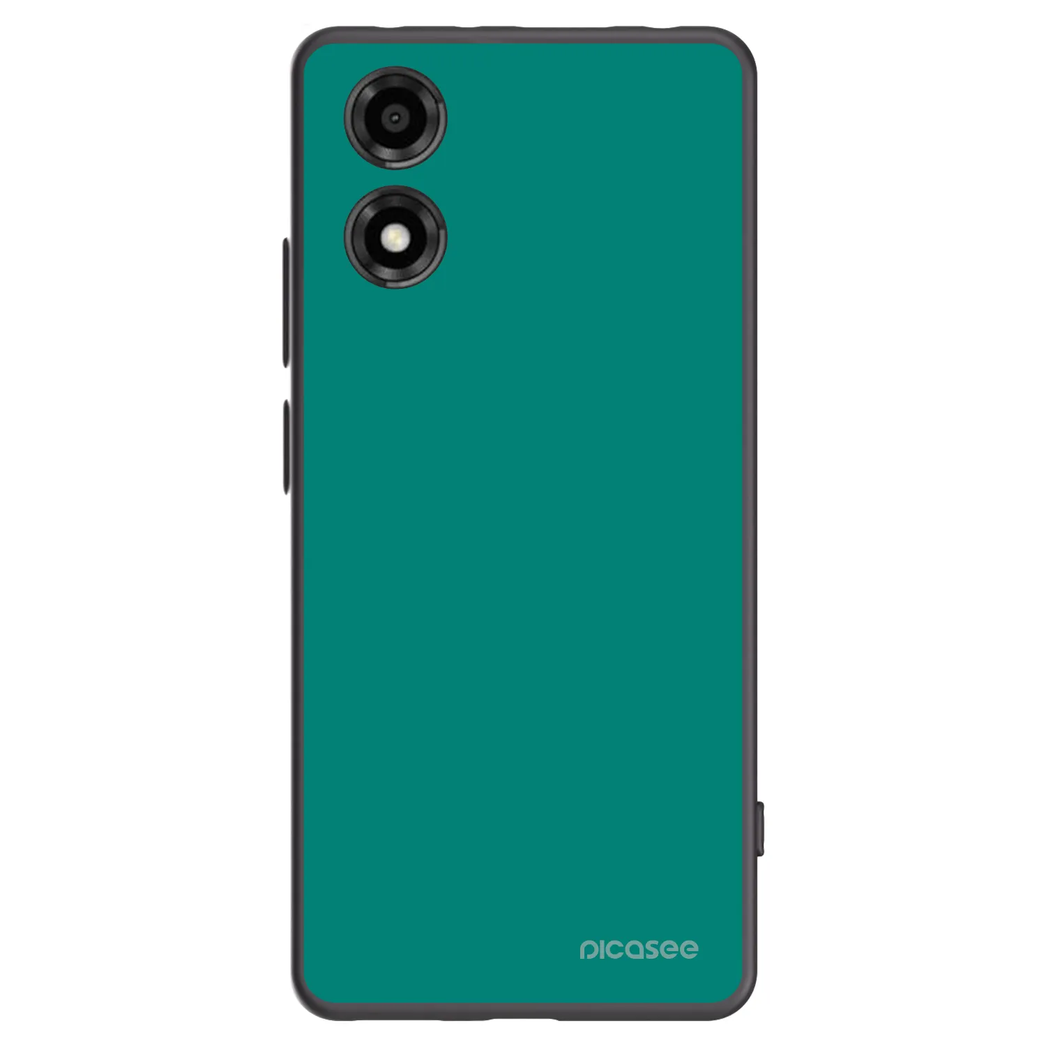 Picasee silikónový čierny obal pre Motorola Moto E14 - Emerald Mist