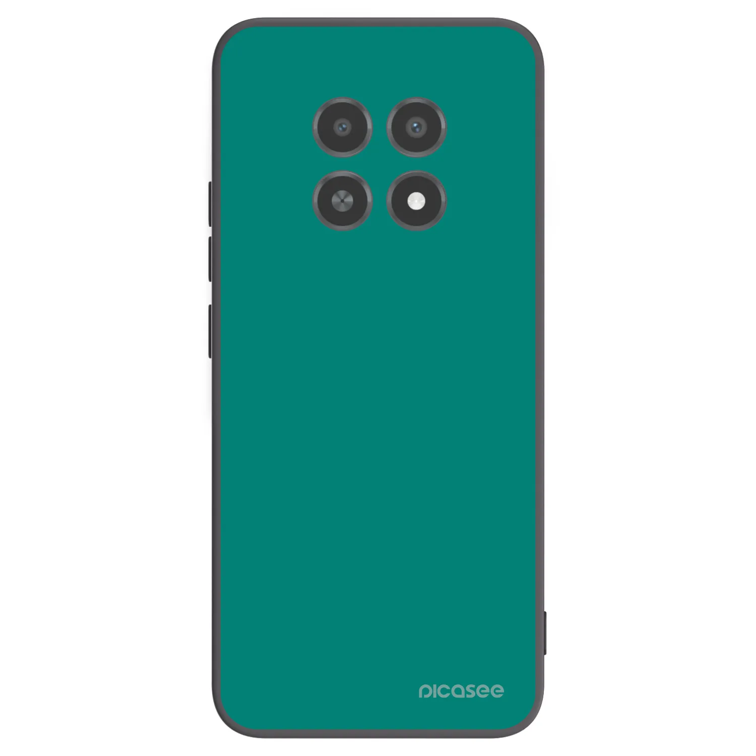 Picasee silikónový čierny obal pre Realme 12X - Emerald Mist