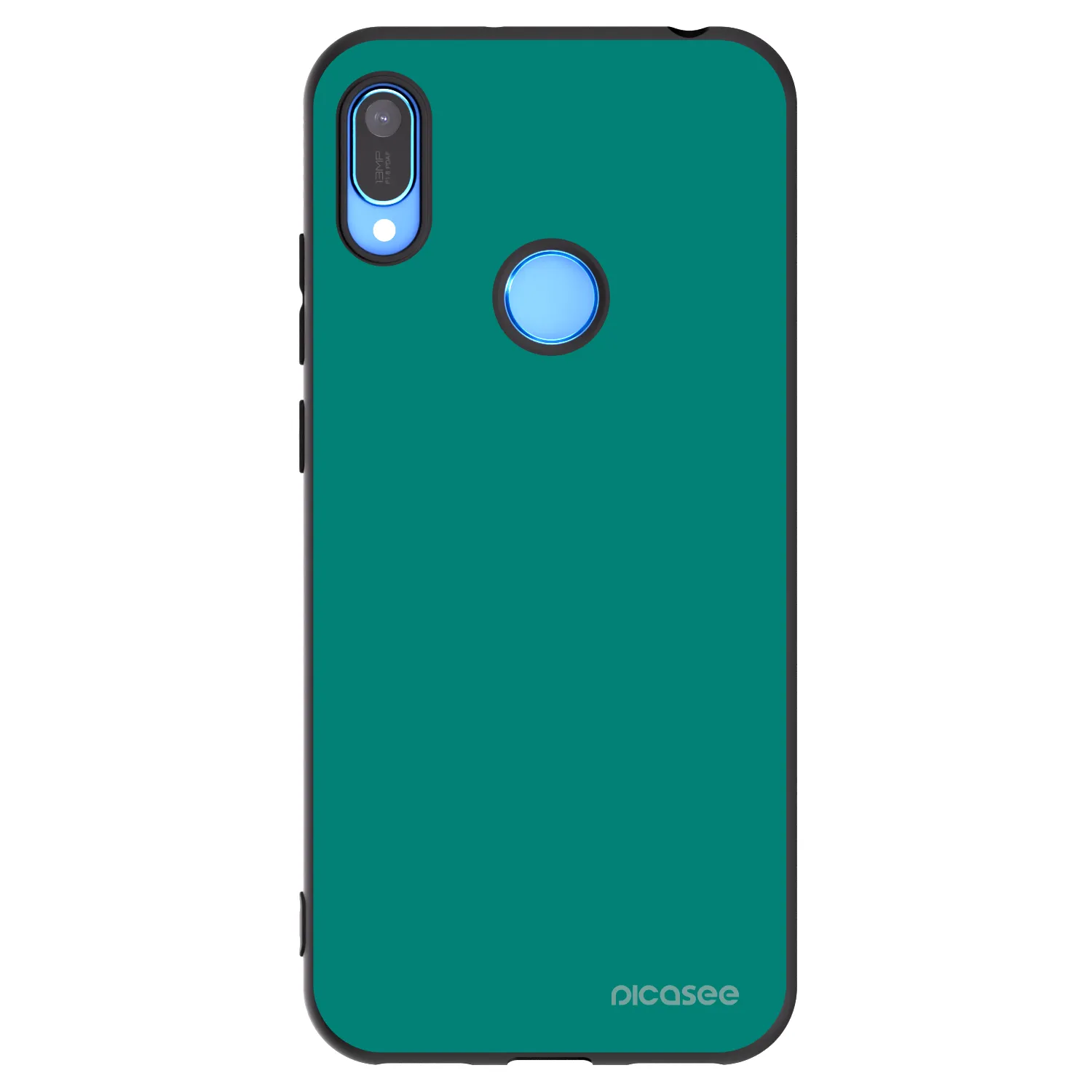 Picasee silikónový čierny obal pre Huawei Y6 2019 - Emerald Mist