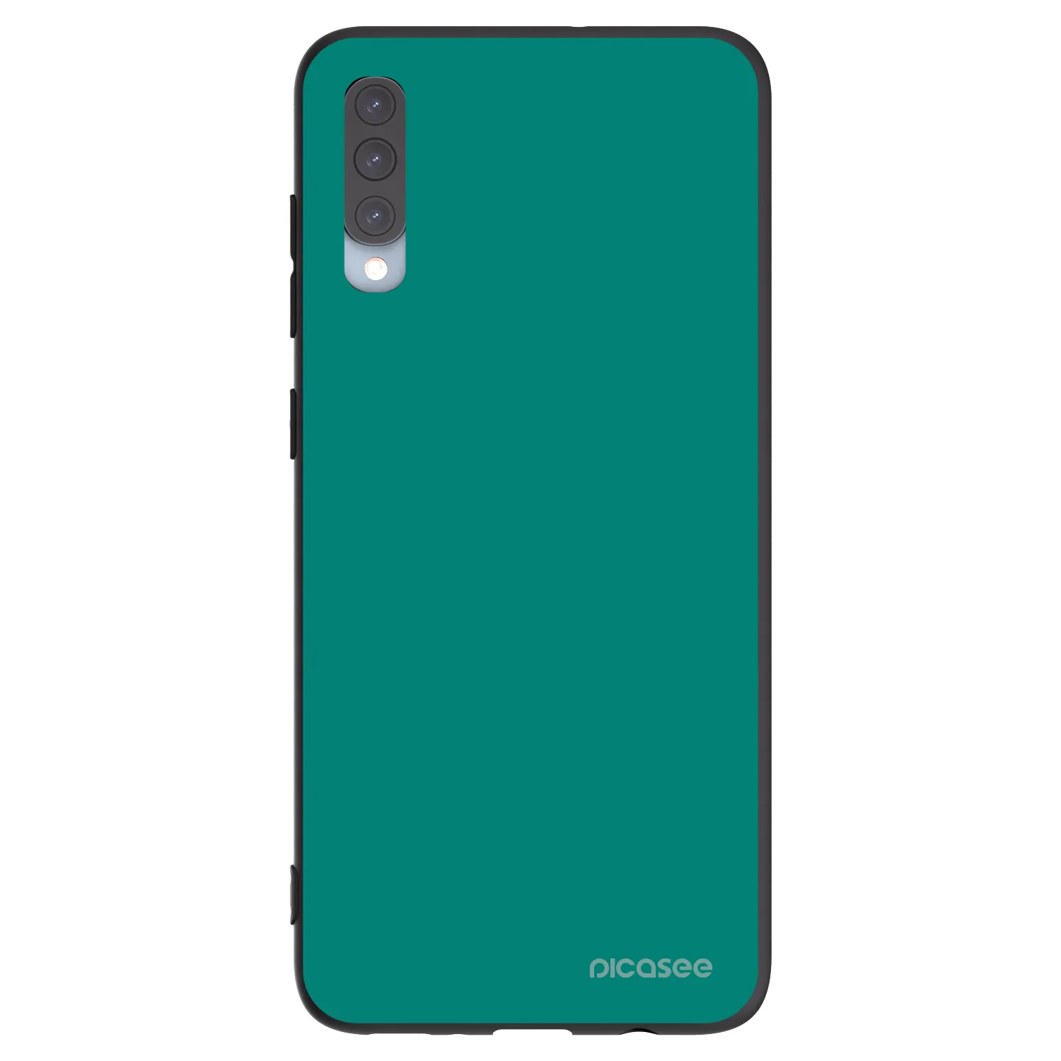 Picasee silikónový čierny obal pre Samsung Galaxy A70 A705F - Emerald Mist