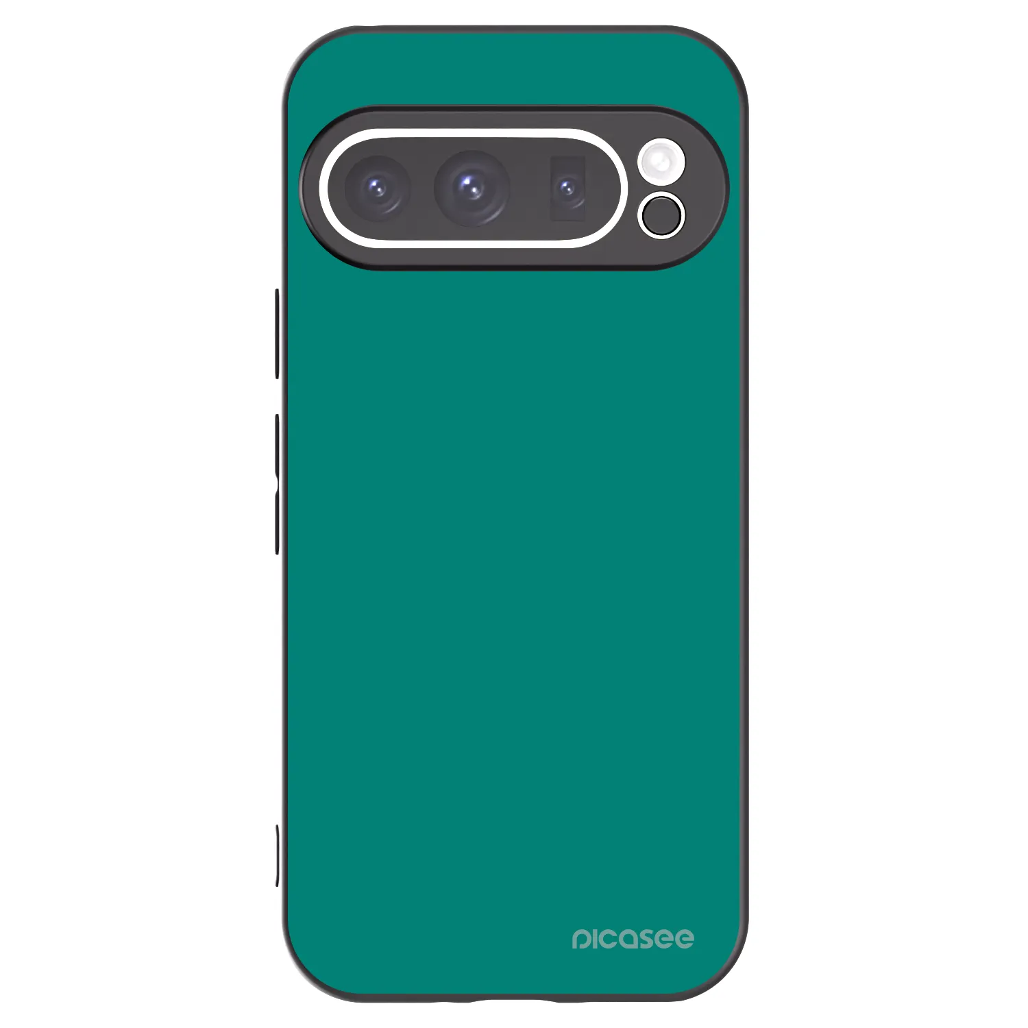 Picasee silikónový čierny obal pre Google Pixel 9 Pro XL - Emerald Mist