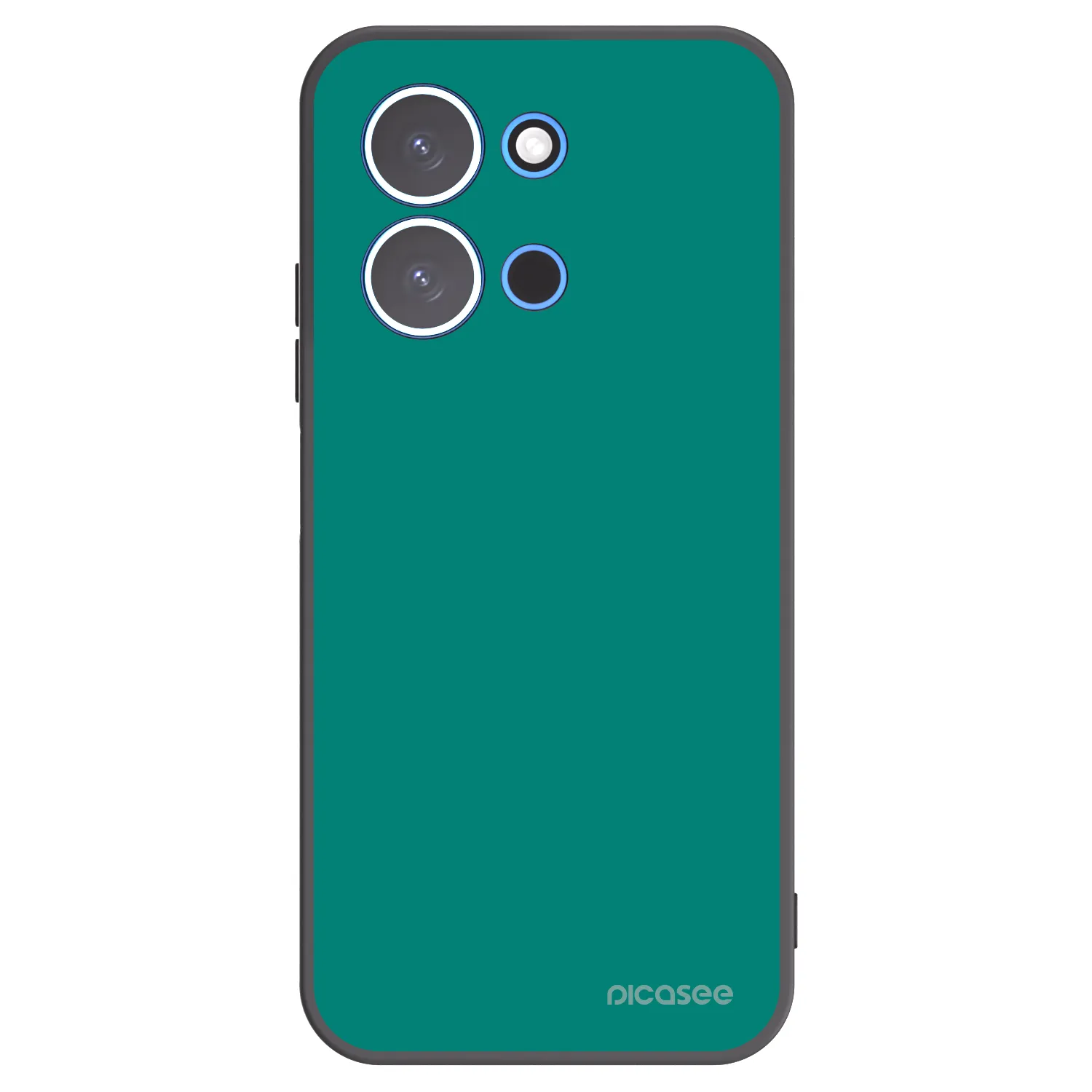Picasee silikónový čierny obal pre Xiaomi Redmi 15C 4G - Emerald Mist