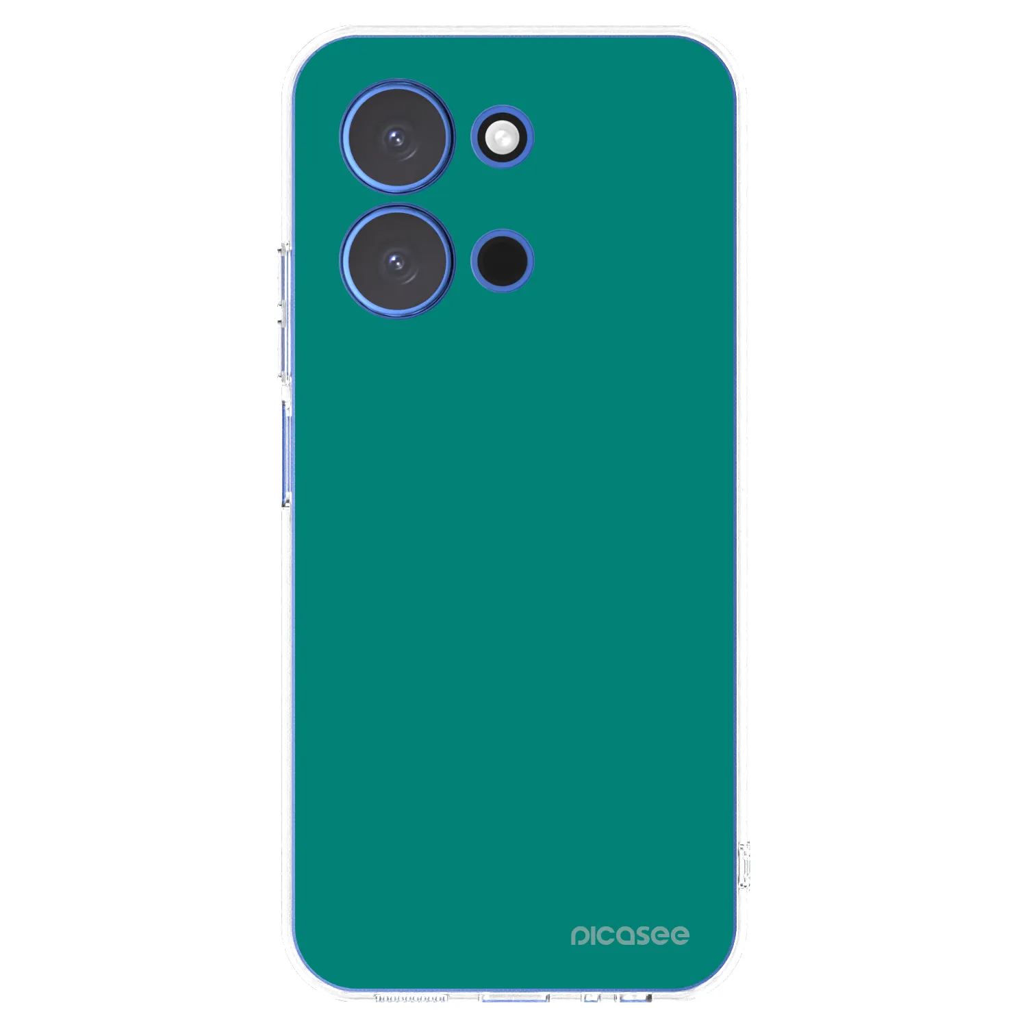 Picasee silikónový prehľadný obal pre Xiaomi Redmi 15C 4G - Emerald Mist