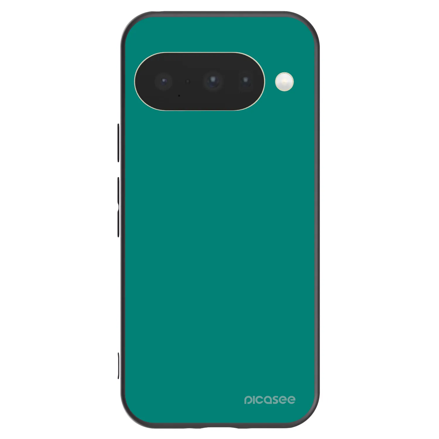 Picasee silikónový čierny obal pre Google Pixel 10 - Emerald Mist