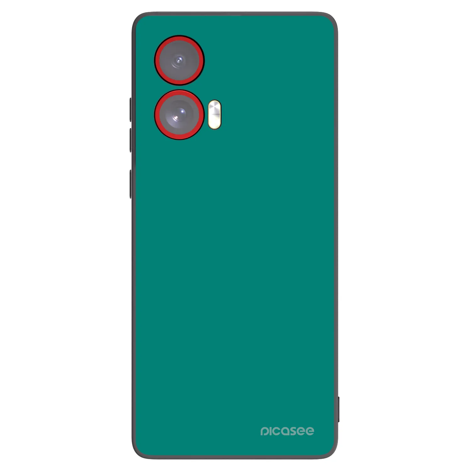Silikónový čierny obal pre Motorola Edge 50 Fusion - Emerald Mist