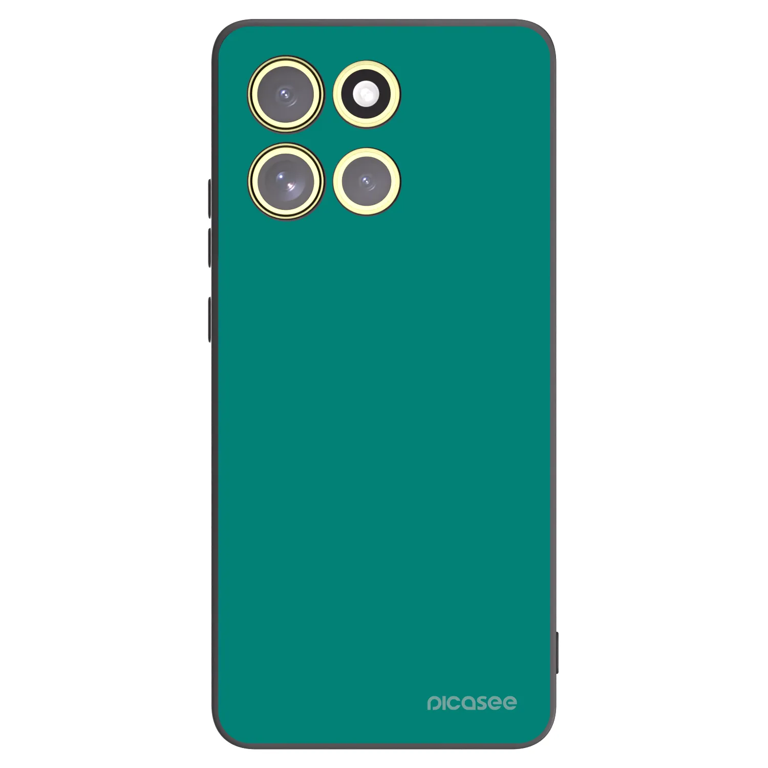 Picasee silikónový čierny obal pre Motorola Moto G86 Power 5G - Emerald Mist