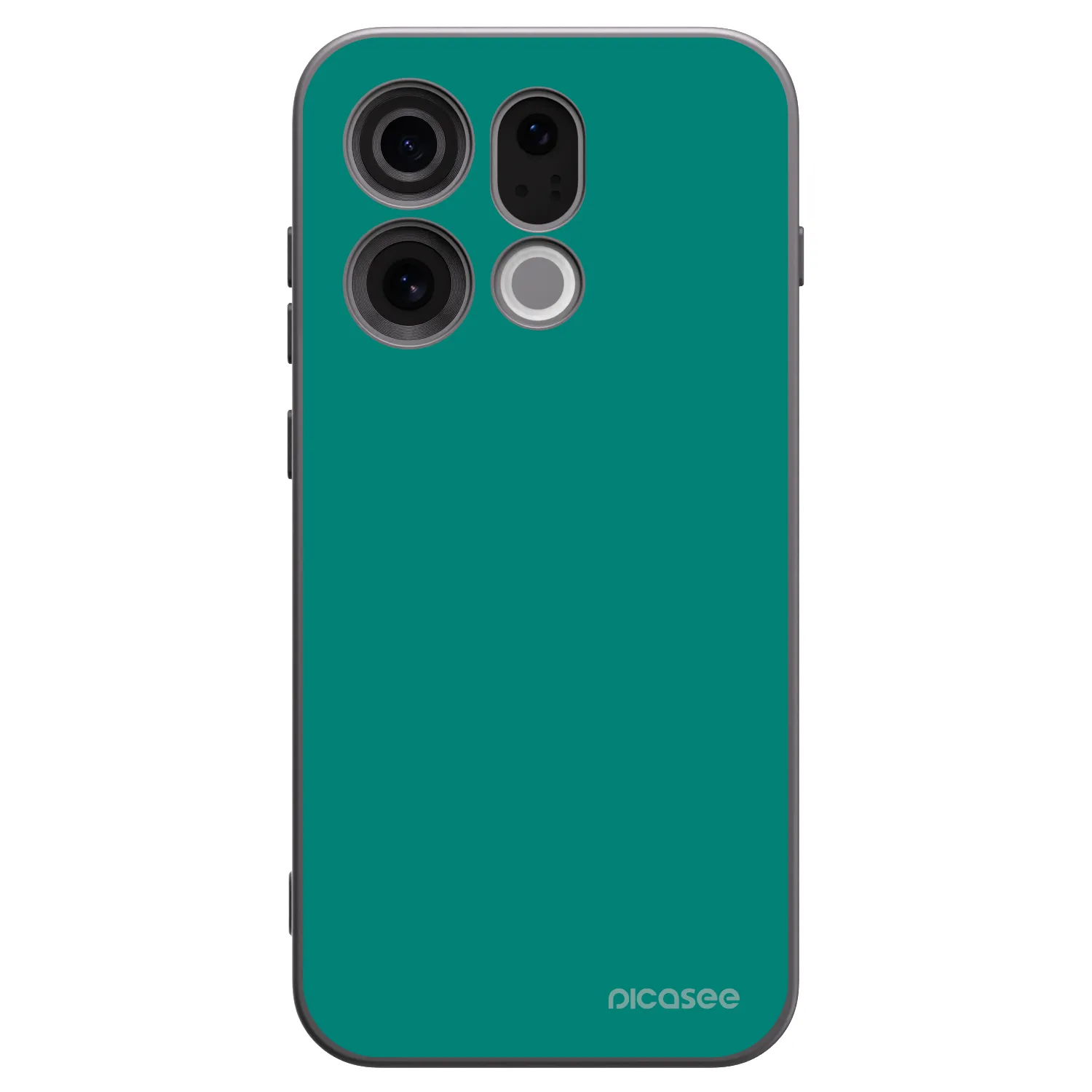 Picasee silikónový čierny obal pre OPPO Find X9 - Emerald Mist