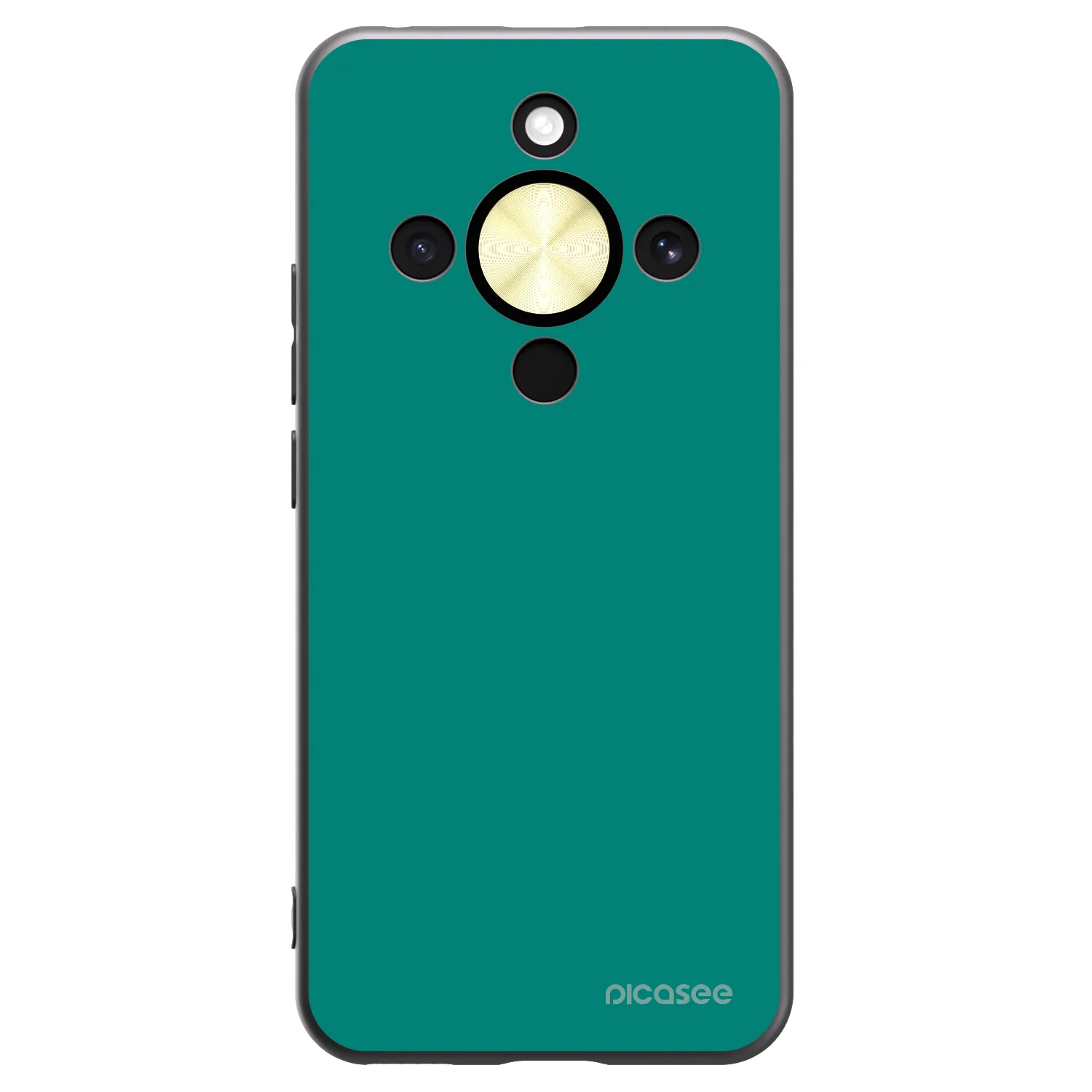 Picasee silikónový čierny obal pre Honor Magic8 Lite 5G - Emerald Mist