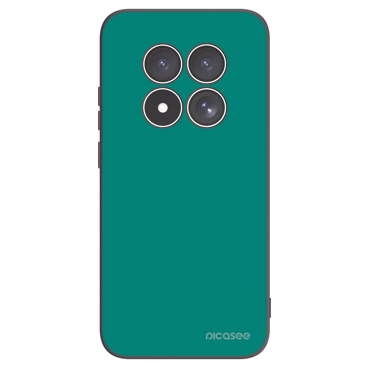 Picasee silikónový čierny obal pre Xiaomi Redmi Note 15 Pro 5G - Emerald Mist