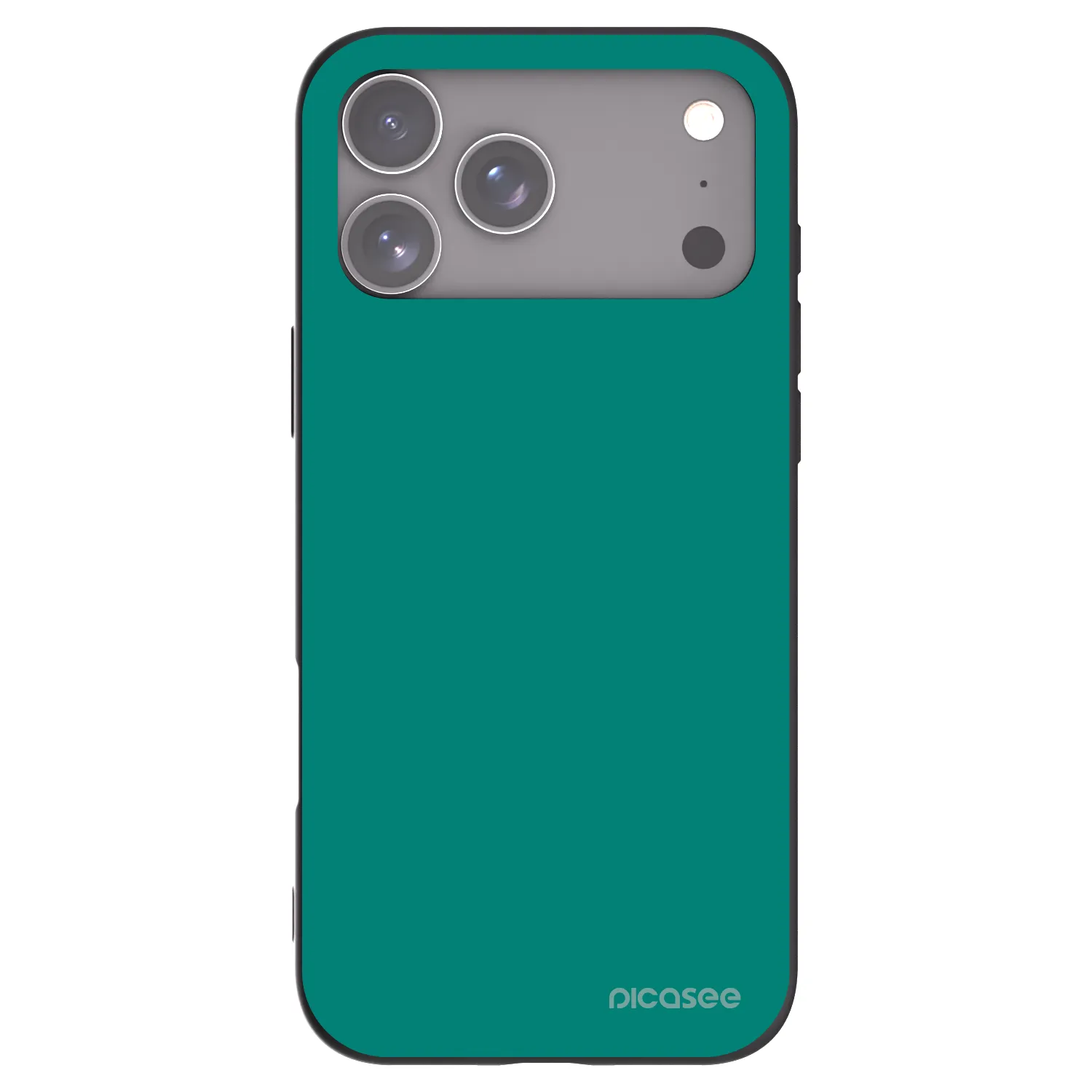 Picasee silikónový čierny obal pre Apple iPhone 18 Pro Max - Emerald Mist