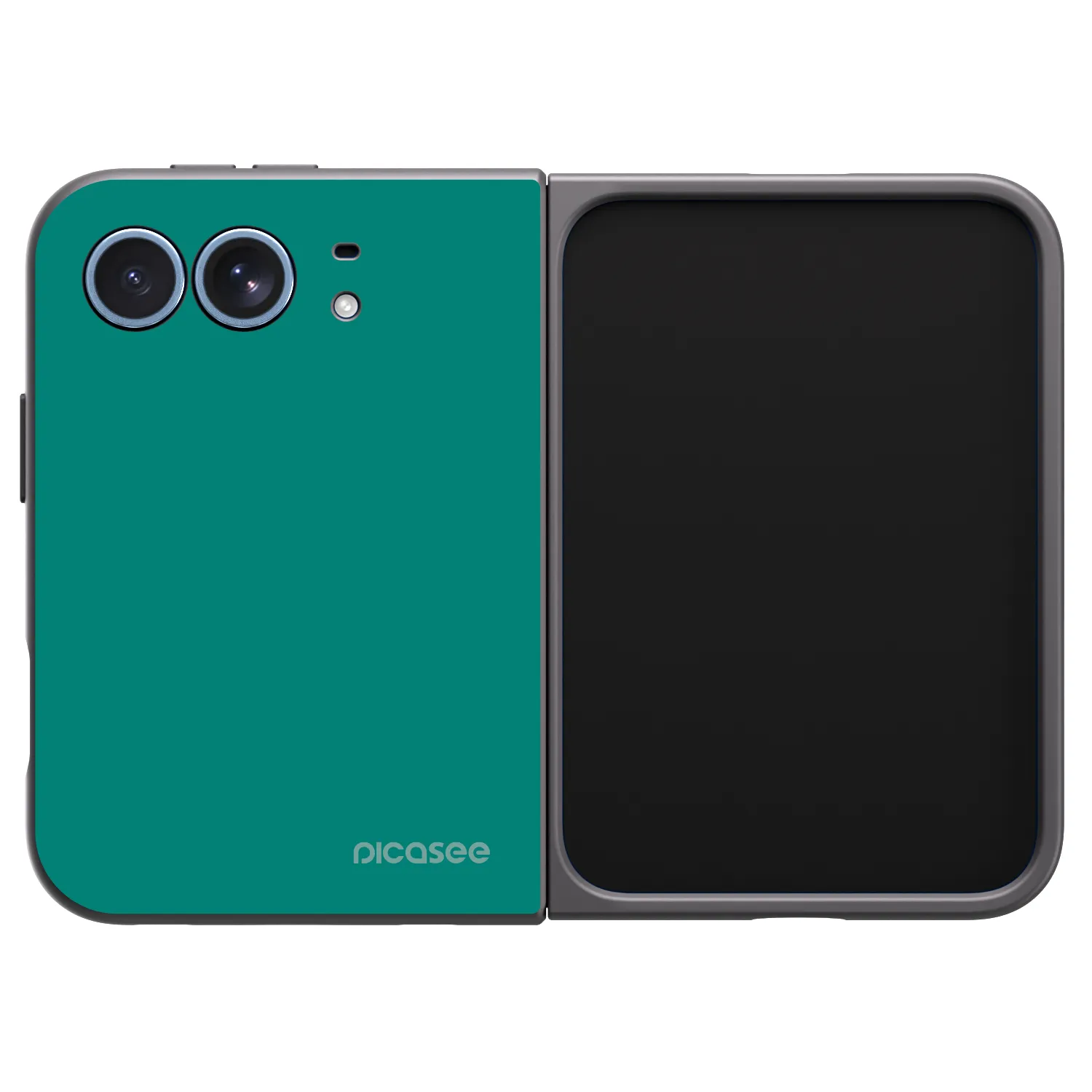 Picasee silikónový čierny obal pre Apple iPhone Ultra - Emerald Mist