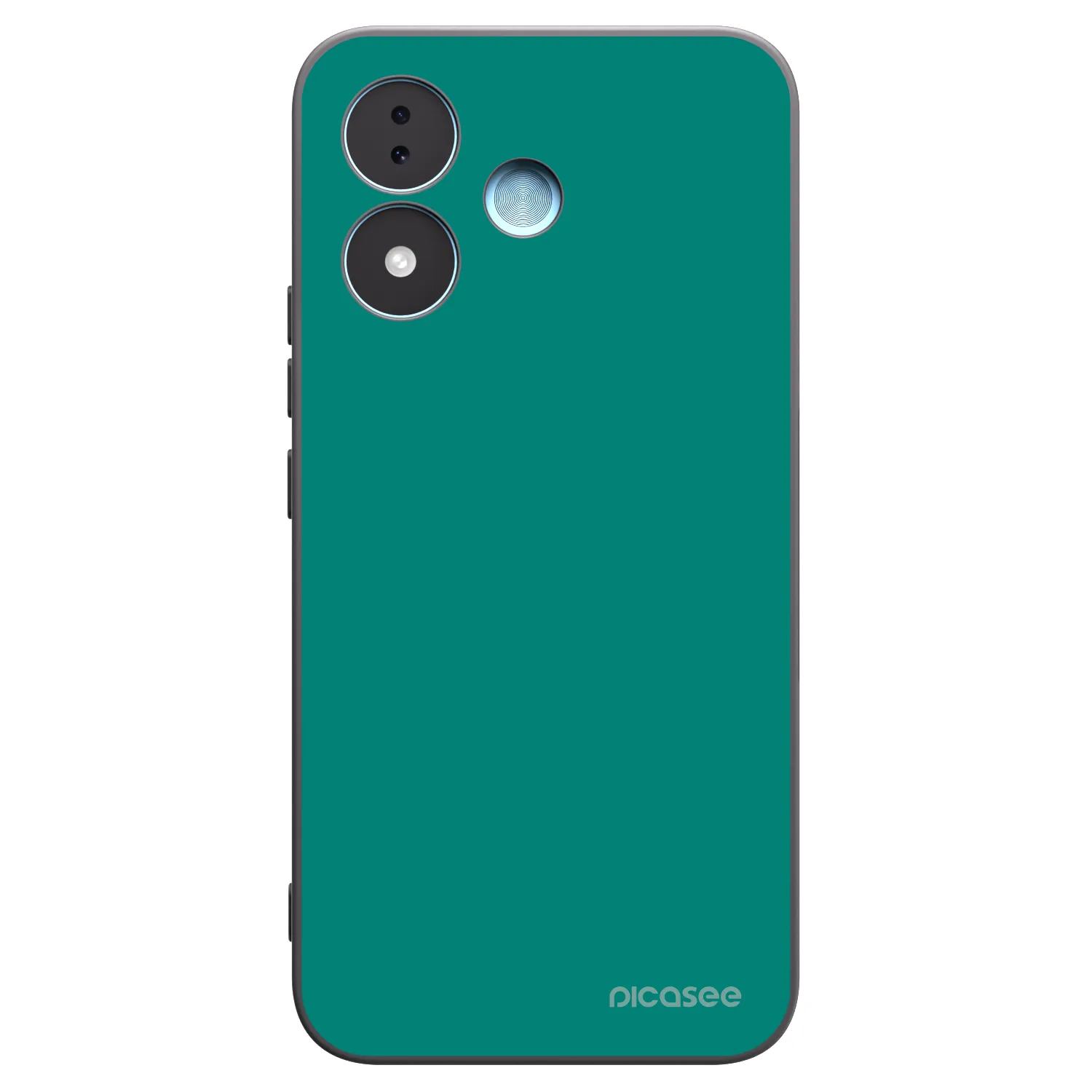 Picasee silikónový čierny obal pre Xiaomi Redmi Note 17 5G - Emerald Mist