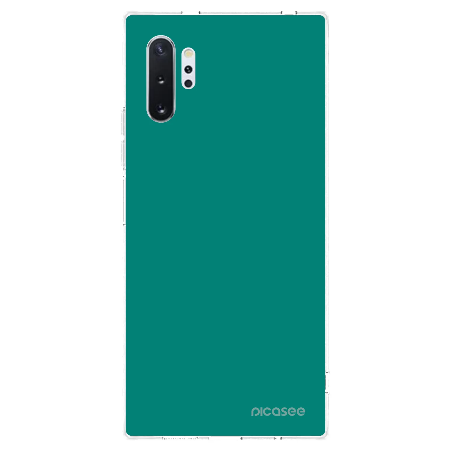 Picasee silikónový prehľadný obal pre Samsung Galaxy Note 10+ N975F - Emerald Mist