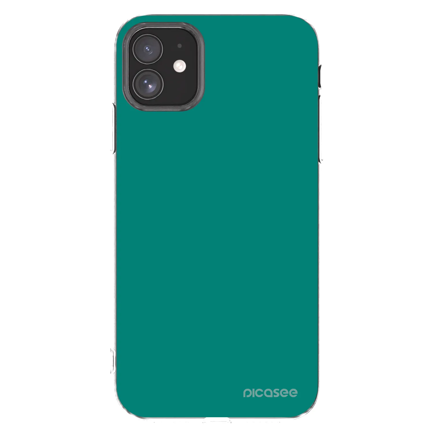 Picasee silikónový prehľadný obal pre Apple iPhone 11 - Emerald Mist
