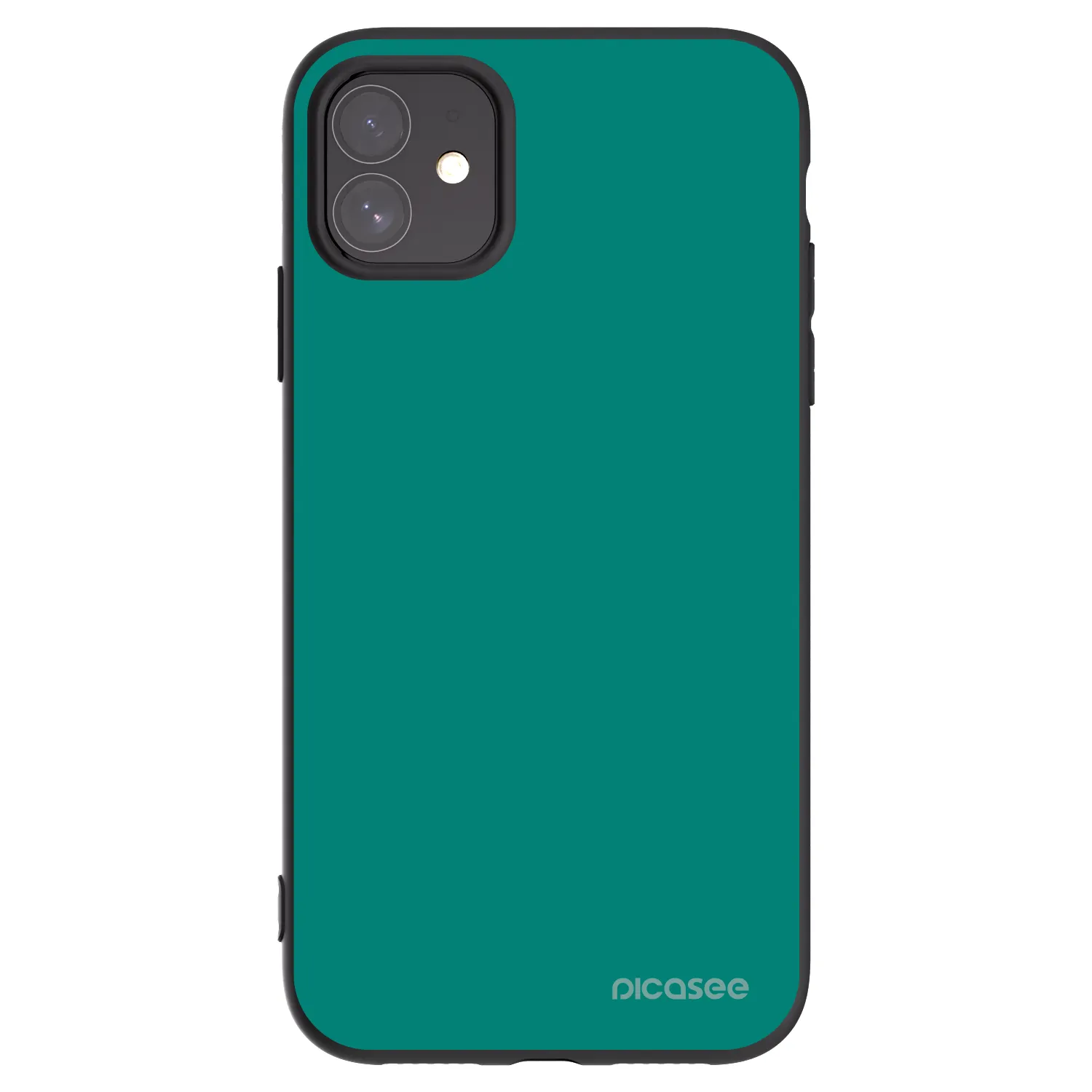 Picasee silikónový čierny obal pre Apple iPhone 11 - Emerald Mist