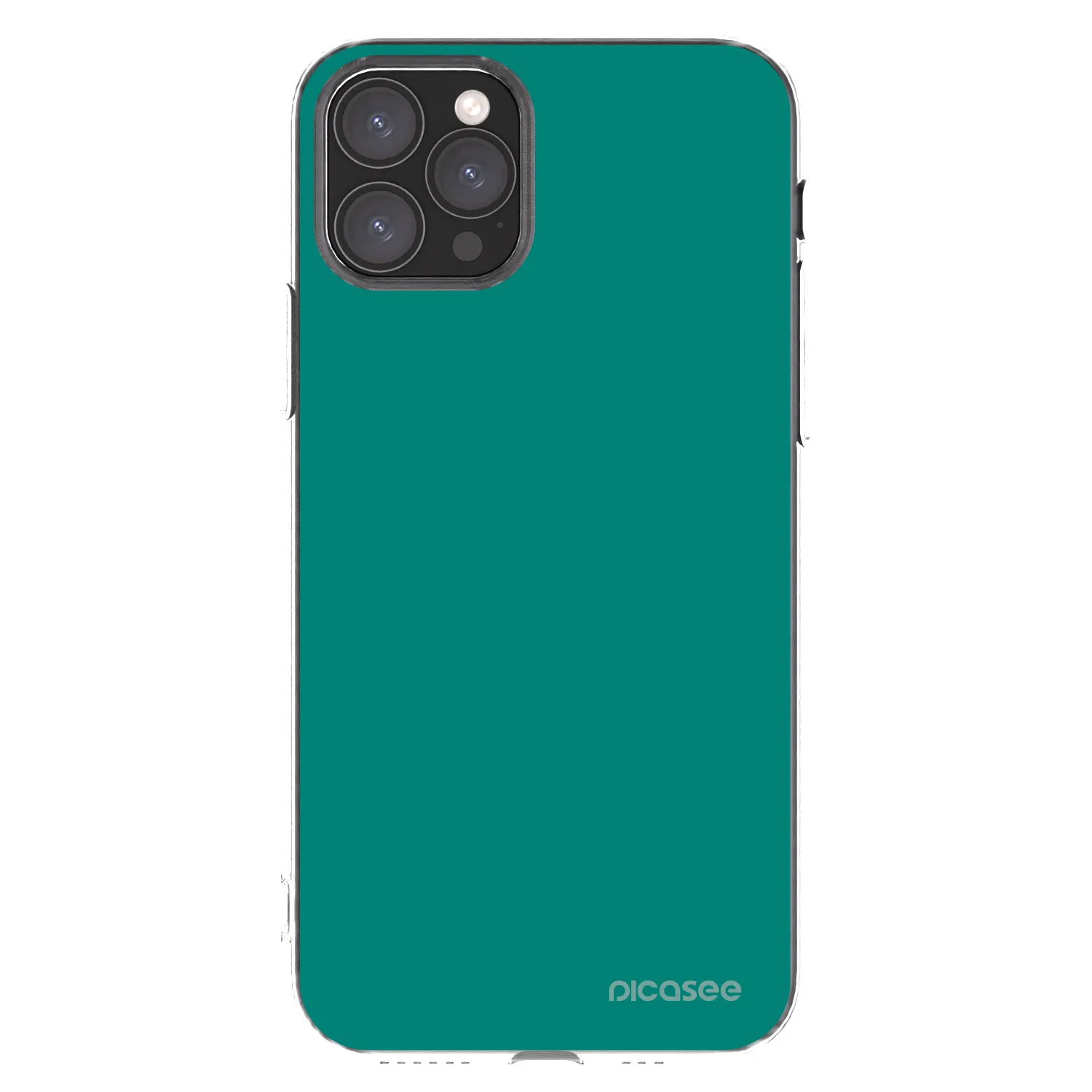 Picasee silikónový prehľadný obal pre Apple iPhone 11 Pro - Emerald Mist