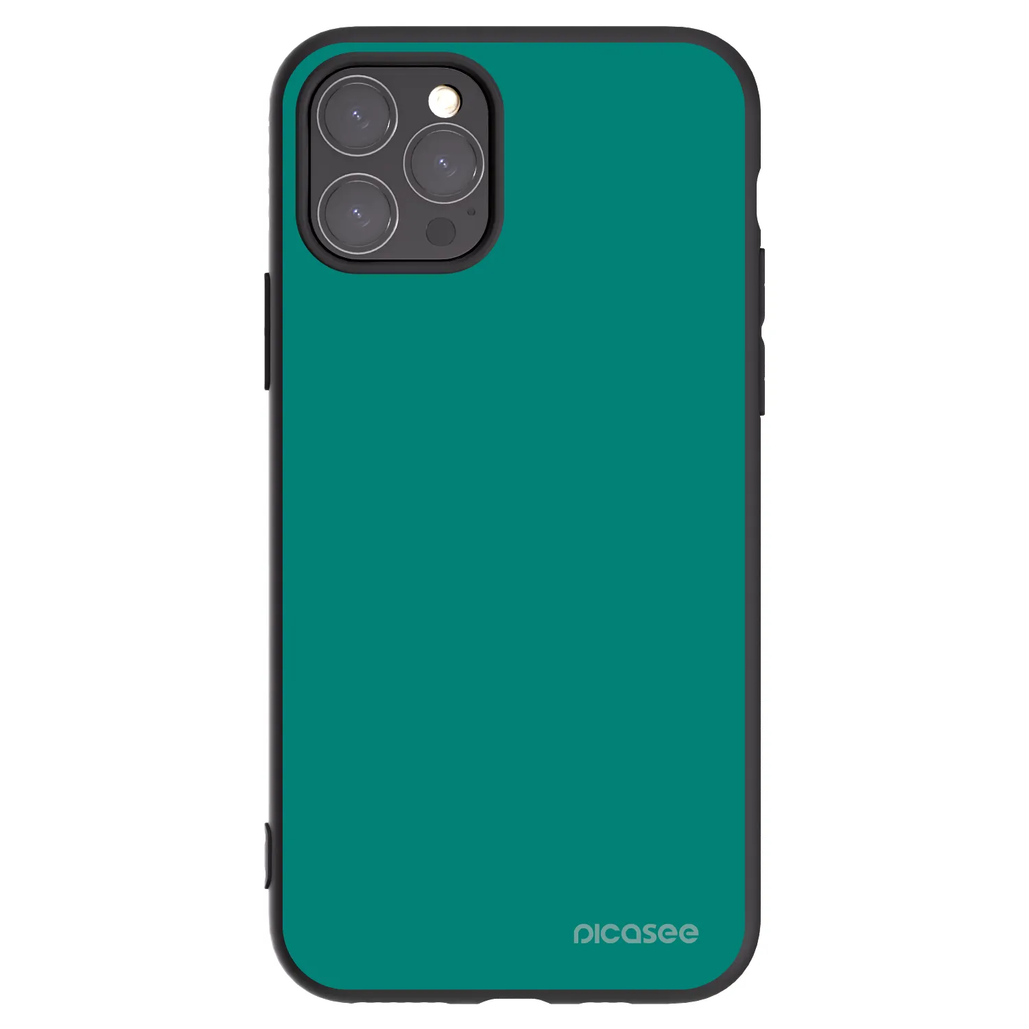 Picasee silikónový čierny obal pre Apple iPhone 11 Pro - Emerald Mist