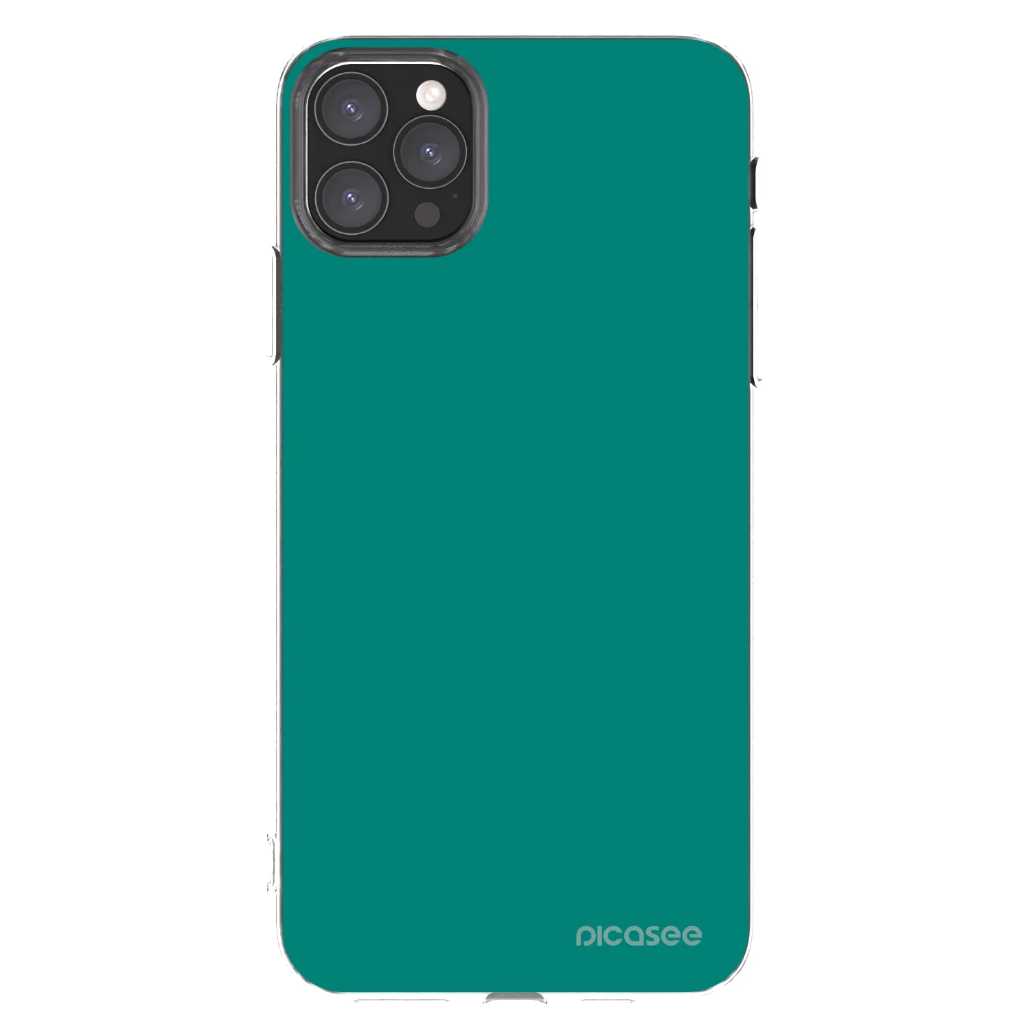 Picasee silikónový prehľadný obal pre Apple iPhone 11 Pro Max - Emerald Mist