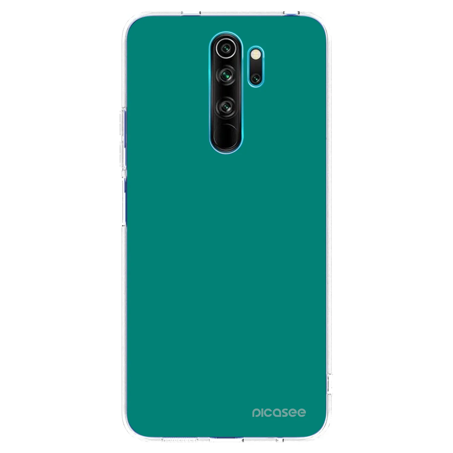 Picasee silikónový prehľadný obal pre Xiaomi Redmi Note 8 Pro - Emerald Mist