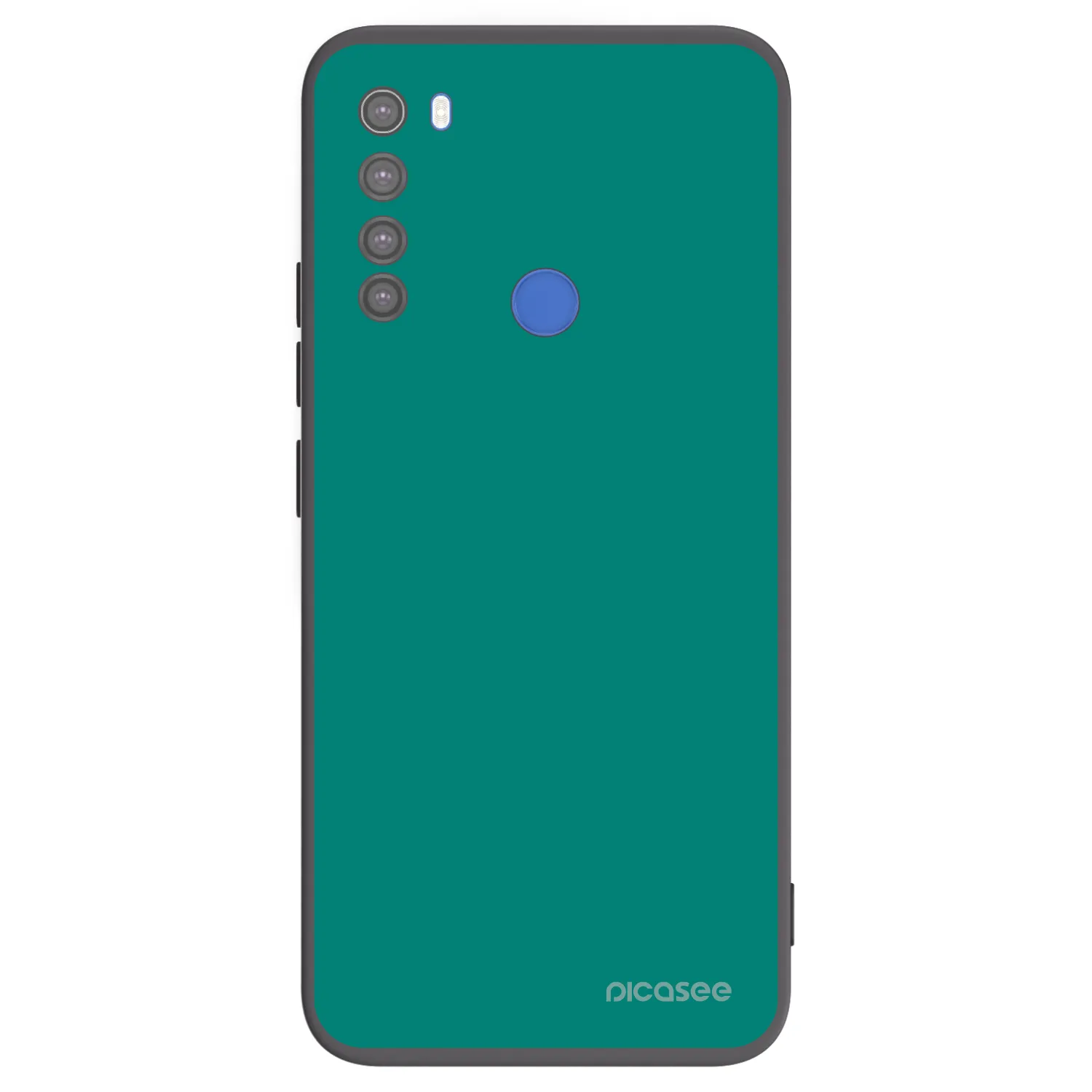 Picasee silikónový čierny obal pre Xiaomi Redmi Note 8T - Emerald Mist