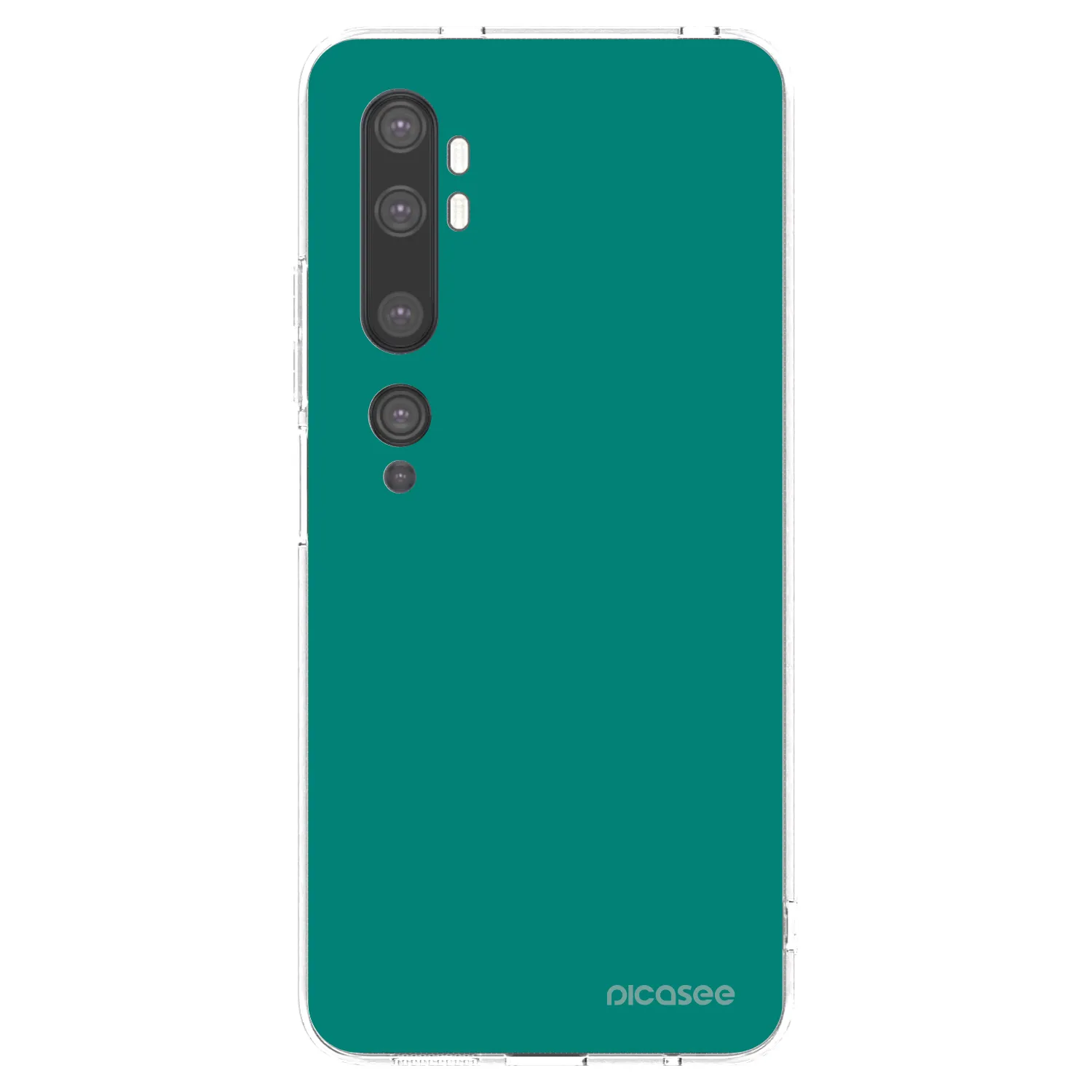 Silikónový prehľadný obal pre Xiaomi Mi Note 10 (Pro) - Emerald Mist