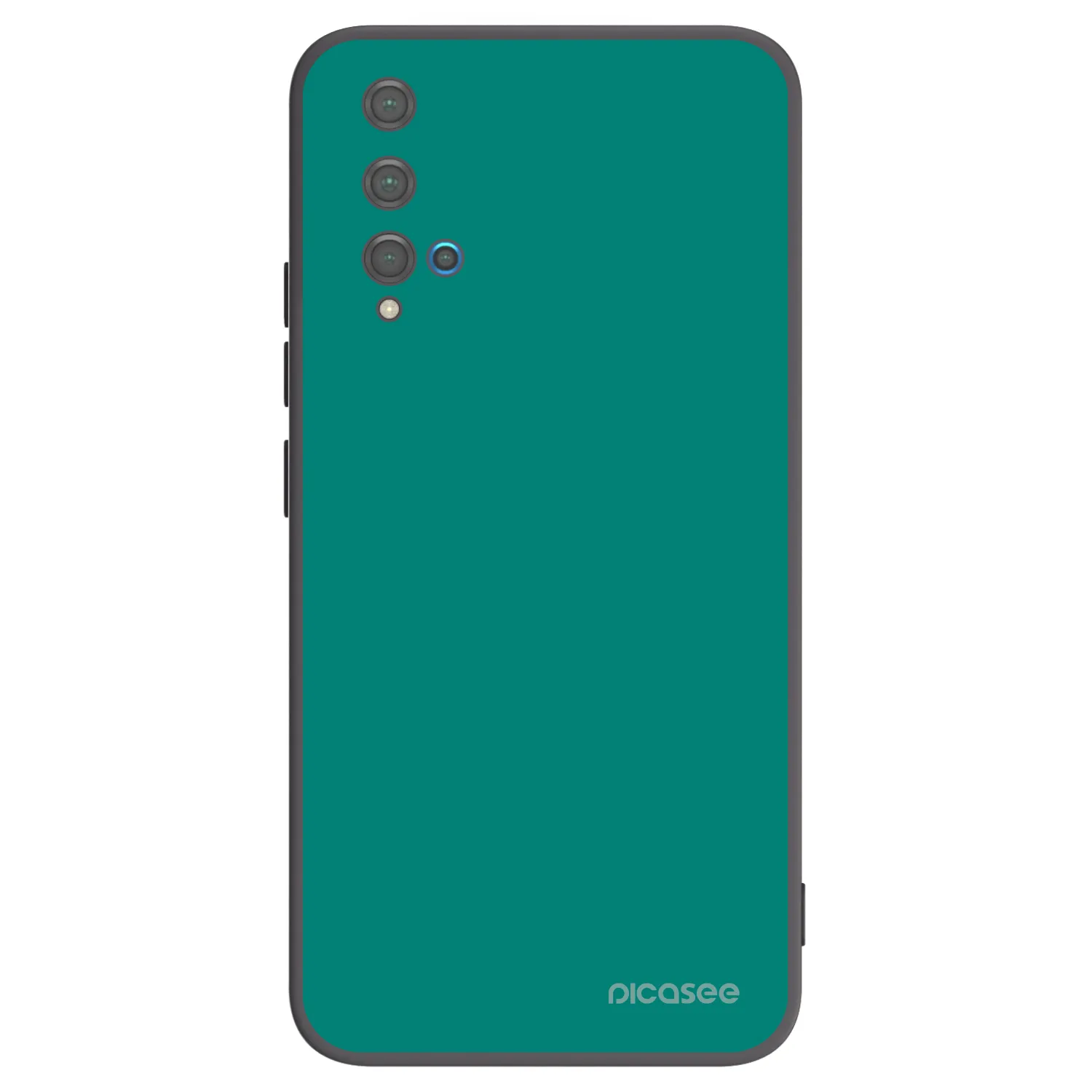 Picasee silikónový čierny obal pre Huawei Nova 5T - Emerald Mist