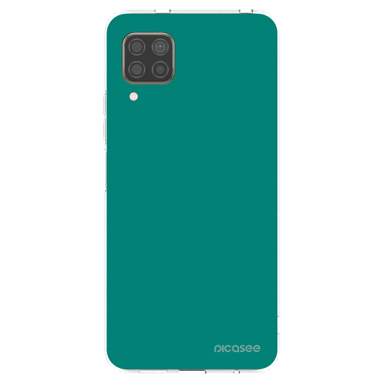 Picasee silikónový prehľadný obal pre Huawei P40 Lite - Emerald Mist