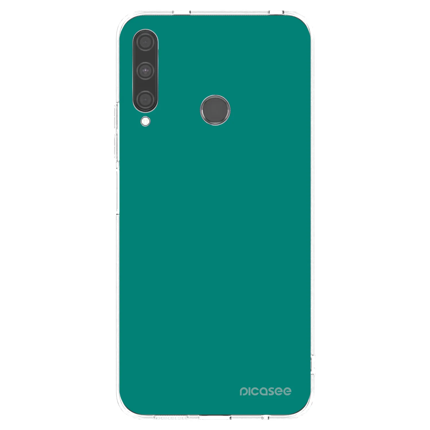 Picasee silikónový prehľadný obal pre Huawei P40 Lite E - Emerald Mist