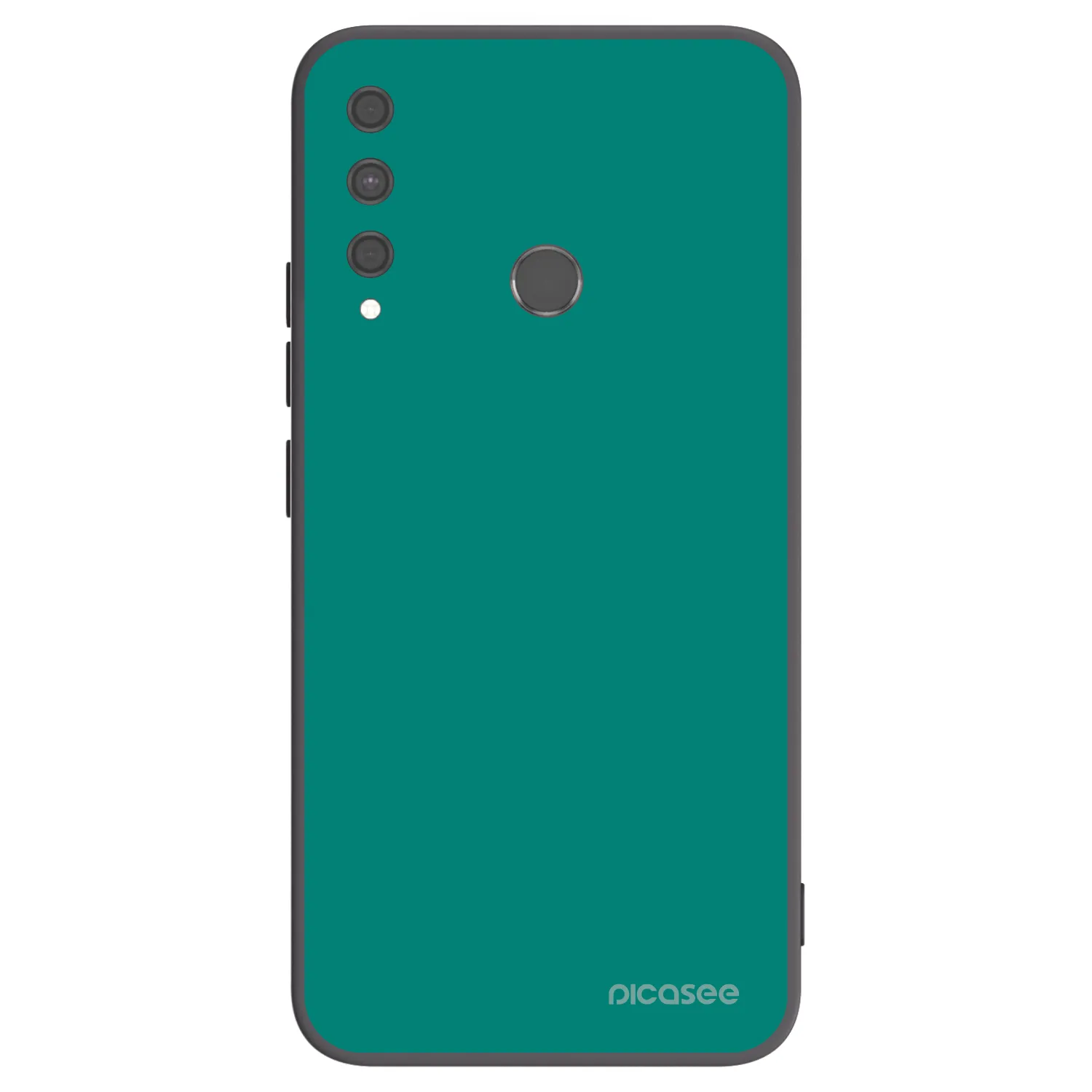 Picasee silikónový čierny obal pre Huawei P40 Lite E - Emerald Mist