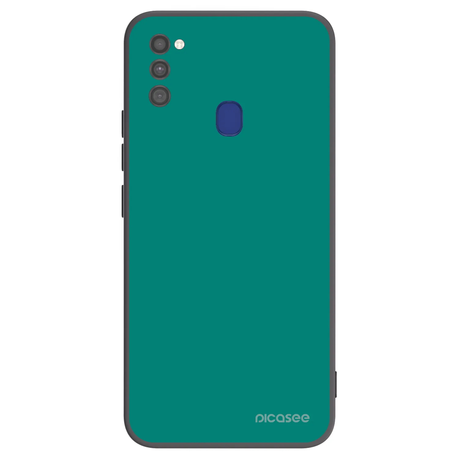 Picasee silikónový čierny obal pre Samsung Galaxy M21 M215F - Emerald Mist