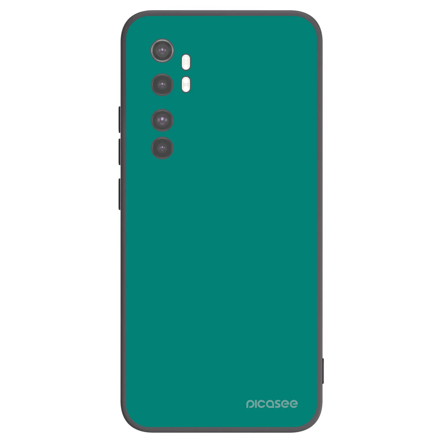 Picasee silikónový čierny obal pre Xiaomi Mi Note 10 Lite - Emerald Mist