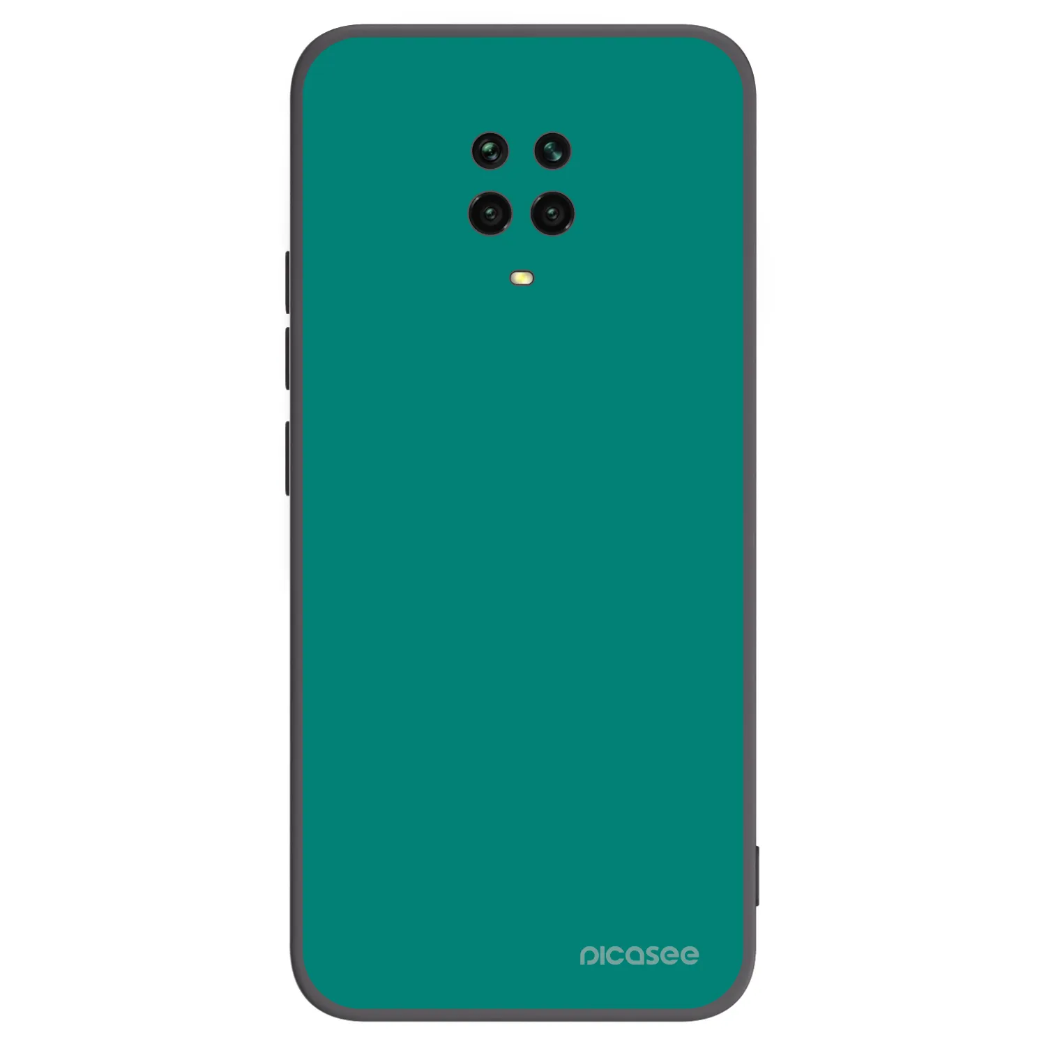 Picasee silikónový čierny obal pre Xiaomi Redmi Note 9S - Emerald Mist