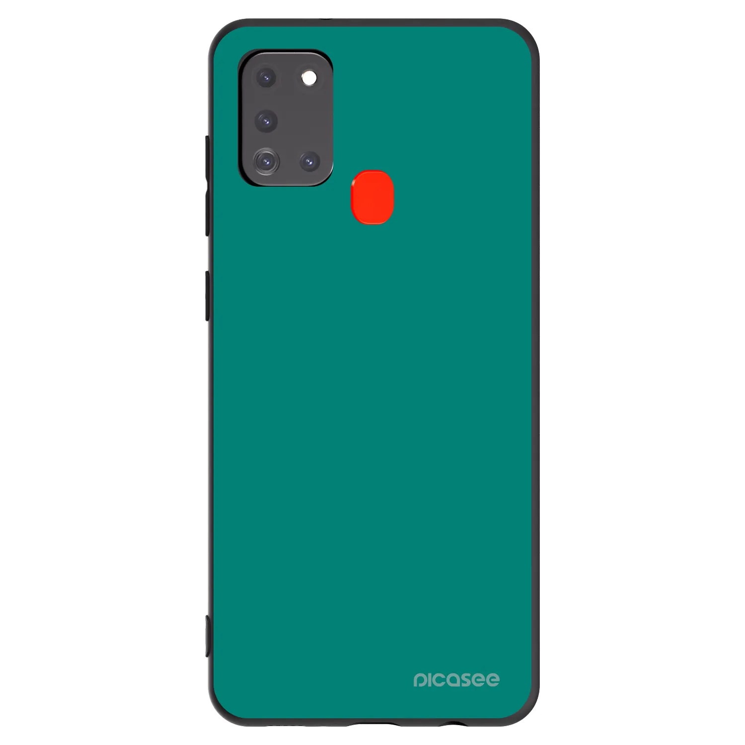 Picasee silikónový čierny obal pre Samsung Galaxy A21s - Emerald Mist