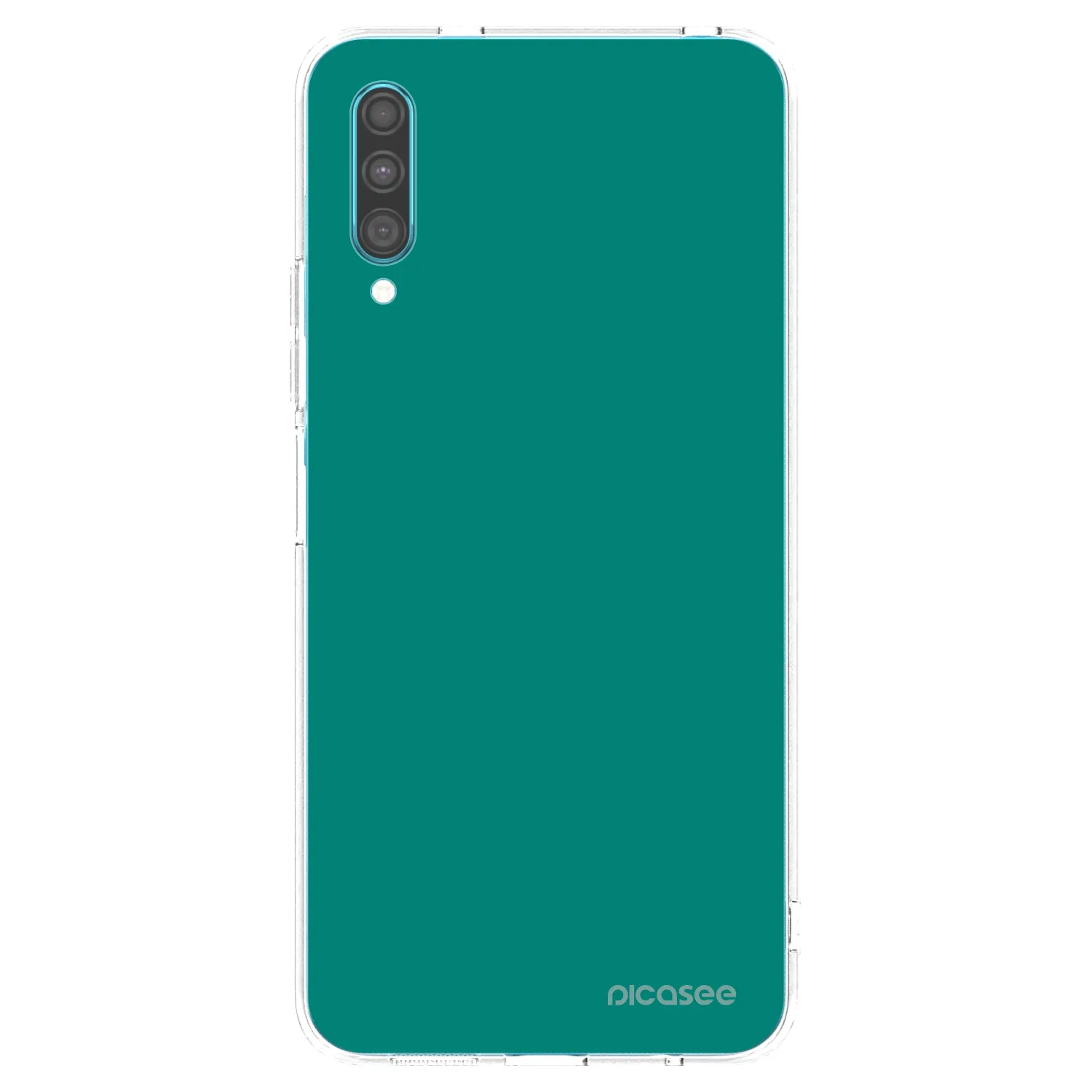 Picasee silikónový prehľadný obal pre Samsung Galaxy A30s A307F - Emerald Mist