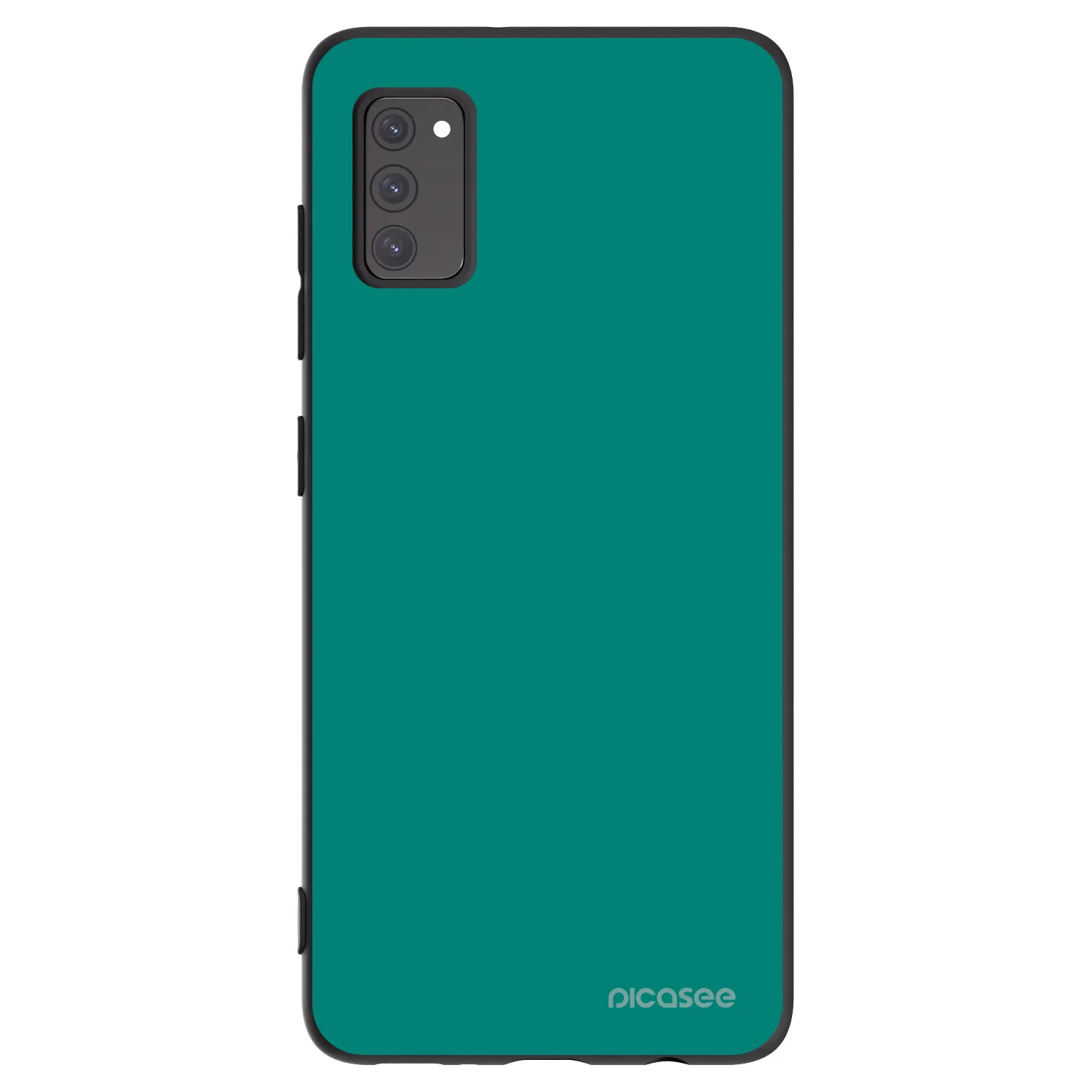 Picasee silikónový čierny obal pre Samsung Galaxy A41 A415F - Emerald Mist