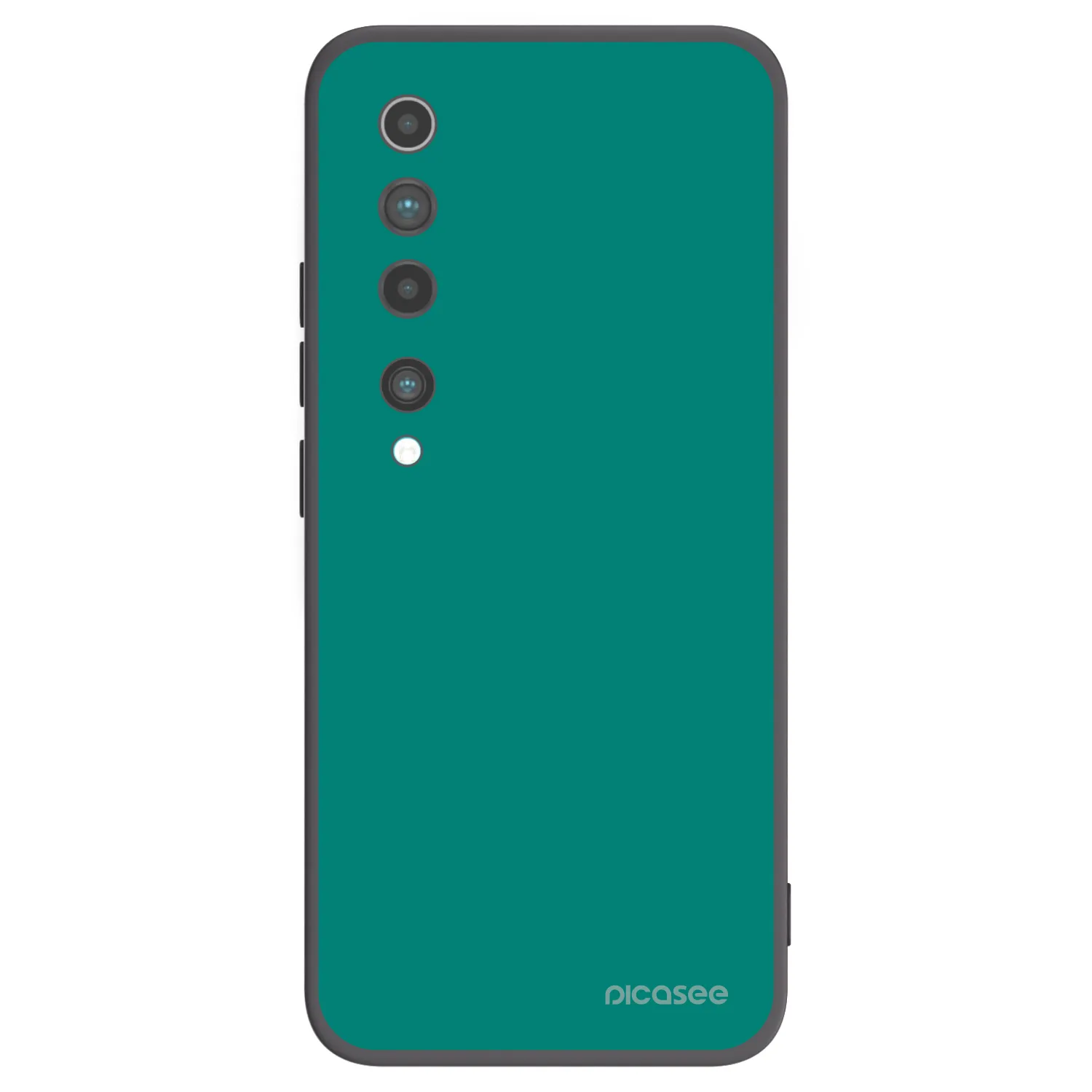 Picasee silikónový čierny obal pre Xiaomi Mi 10 - Emerald Mist