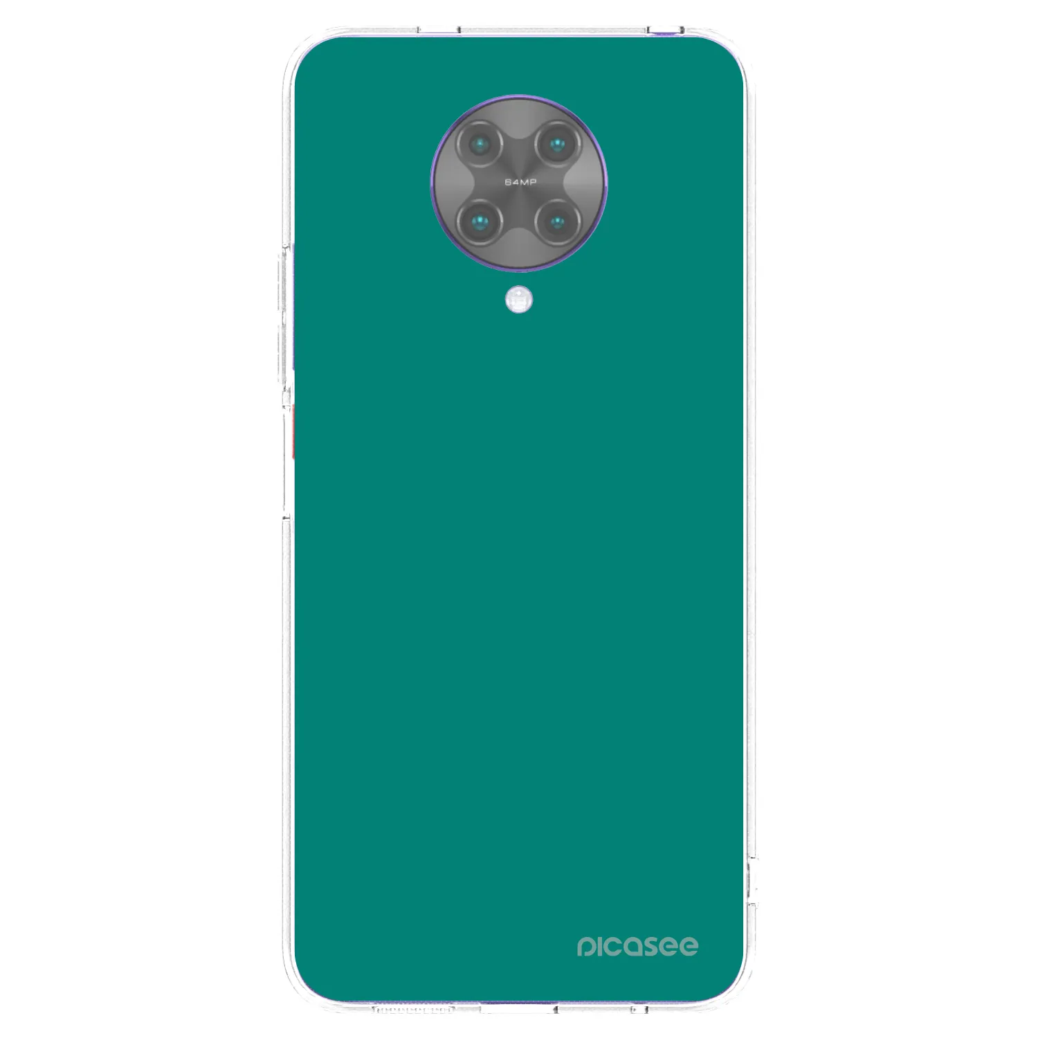 Silikónový prehľadný obal pre Xiaomi Poco F2 Pro - Emerald Mist