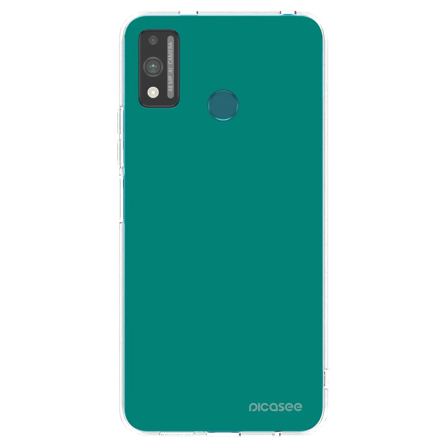 Picasee silikónový prehľadný obal pre Honor 9X Lite - Emerald Mist
