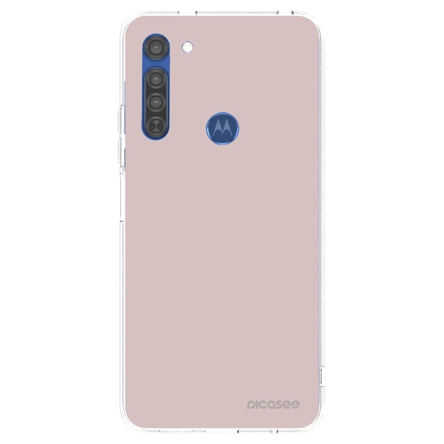 Picasee silikónový prehľadný obal pre Motorola Moto G8 - Fantasy Fade