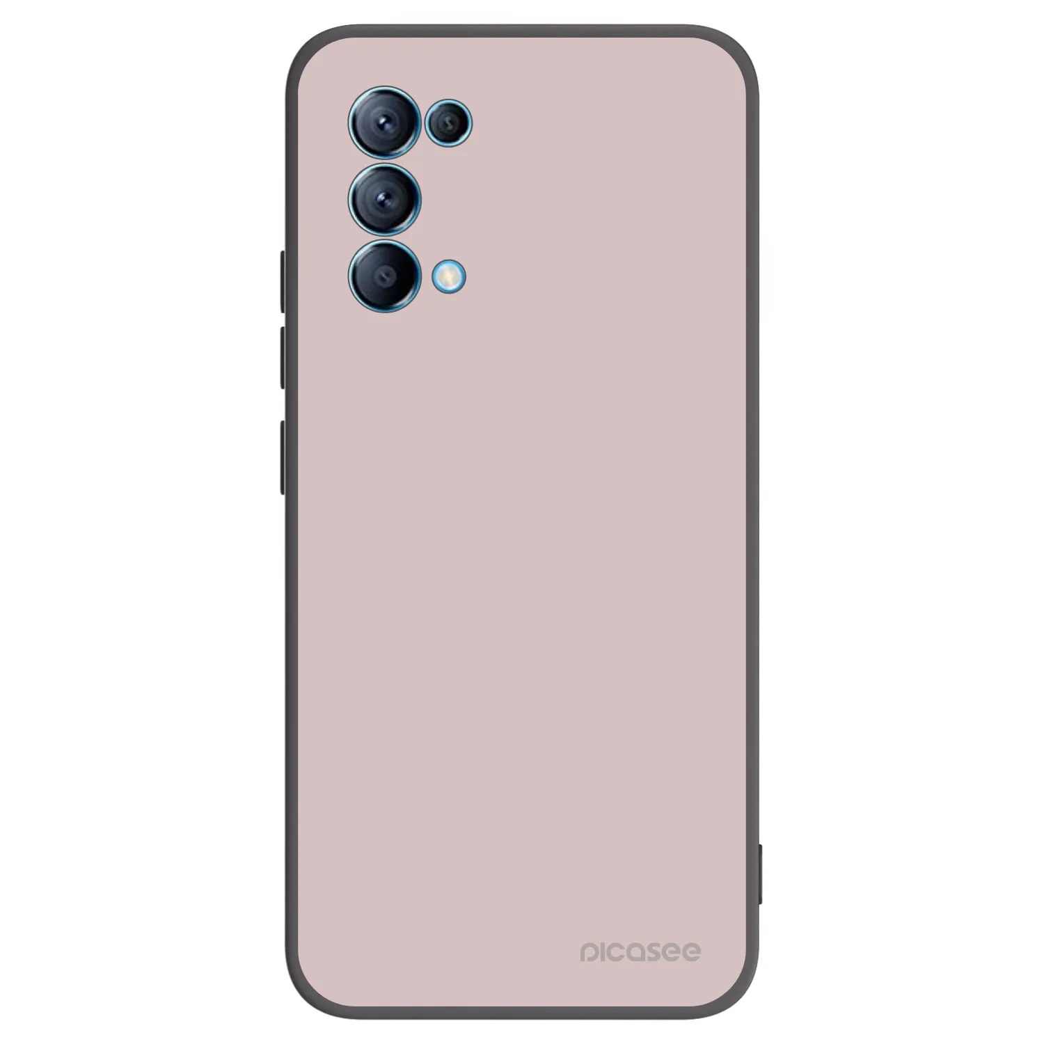 Picasee silikónový čierny obal pre OPPO A16s - Fantasy Fade